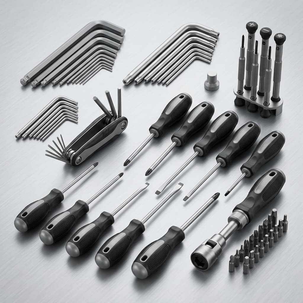 Hex Key and Screwdriver