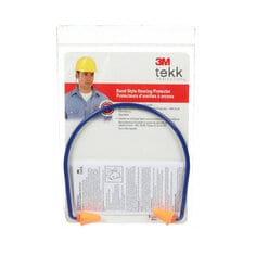 3M Banded Hearing Protector 90537H1-DC, 28 dB NRR, Blue/Orange, 1/Pack, 6/Case