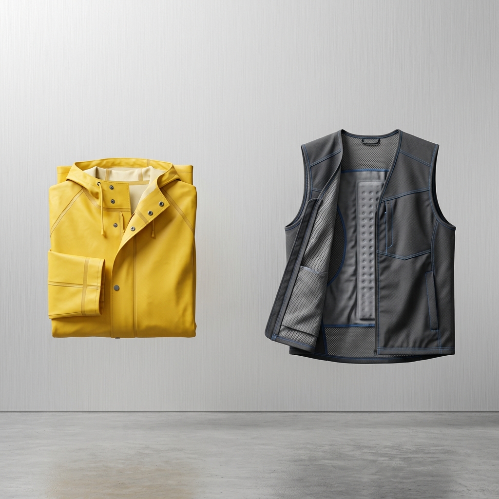 Vêtements d'été et de pluie
