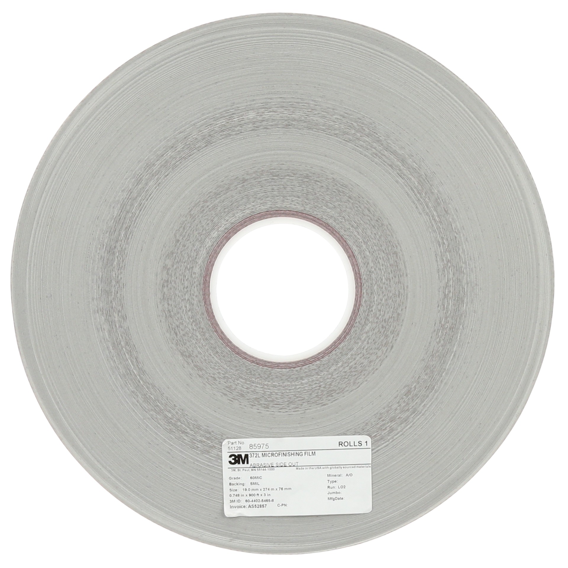 Rouleau en pellicule de microfinition 372L 3M(MC)