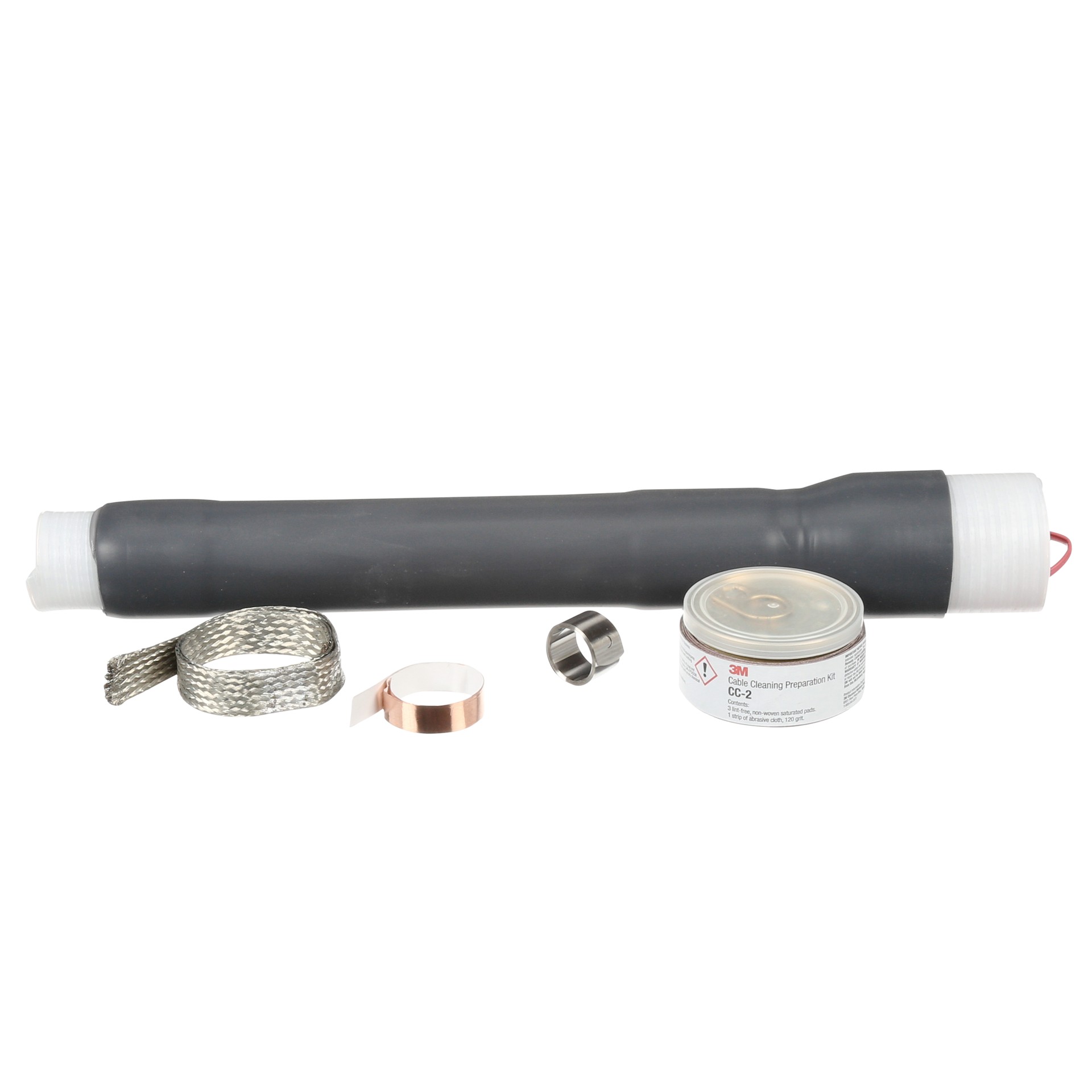 3M Cold Shrink QT-III Termination Kit, 7693-T-150, non-skirted, shielded cable, 5-35 kV, 0.72-1.29 in (18.3-32.8 mm) cable insul. O.D., 3 terminations per kit
