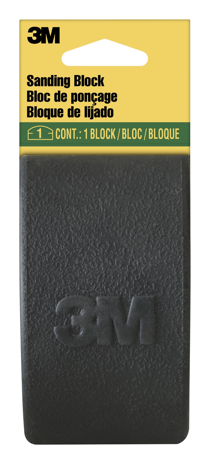 Bloc de ponçage 3M(MC) 9292NA-6-CC, caoutchouc, 2-⅝ po × 4-¾ po × 1-¼ po, six par carton