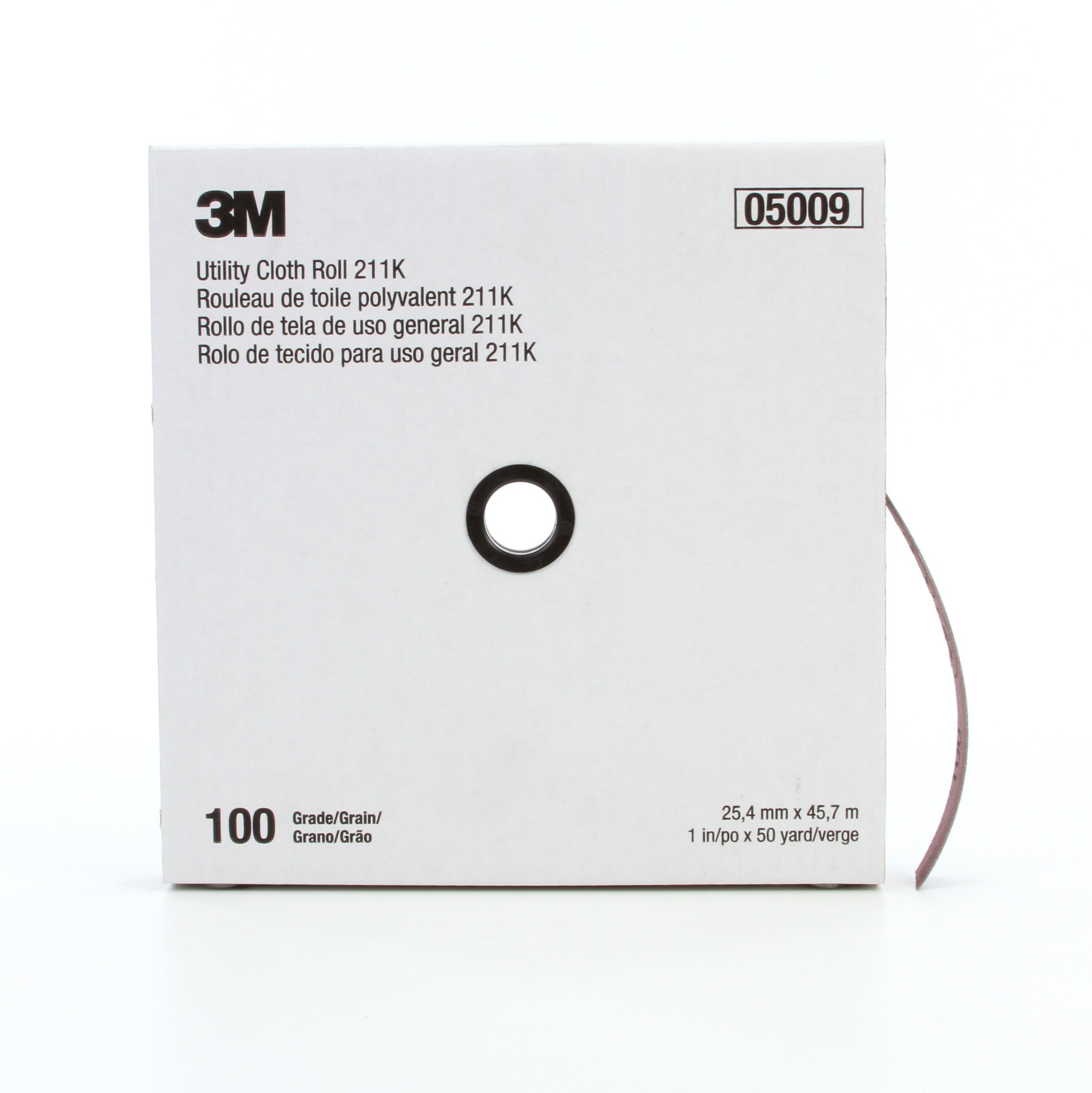 Rouleau de toile abrasive polyvalente 3M(MC), 211K, grain 100, 25,4 mm x 45,72 m (1 po x 150 pi)