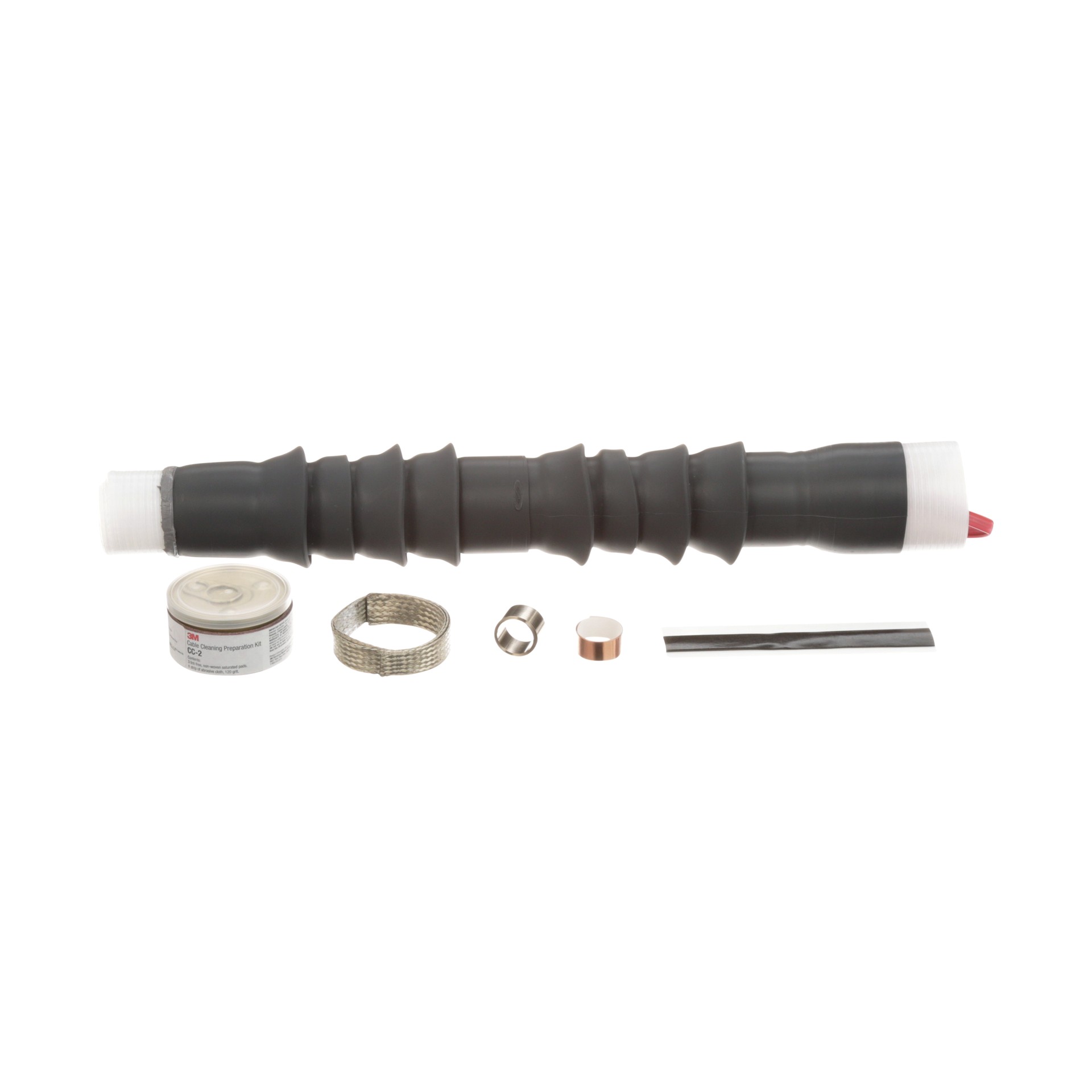 3M Cold Shrink QT-III Outdoor 8 Skirt Termination Kit, 7684-S-8, shielded cable, 5-35 kV, 0.83-1.53 in (38.9-58.9 mm) cable insulation O.D., 3 terminations per kit