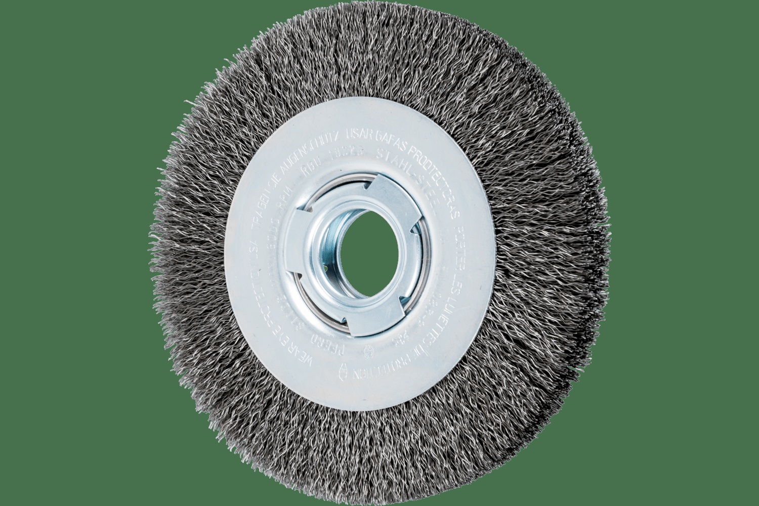 PFERD TOOLS Brosse circulaire à fils ondulés 7" Diam. Face moyenne .014 CS 2" Alésage .023