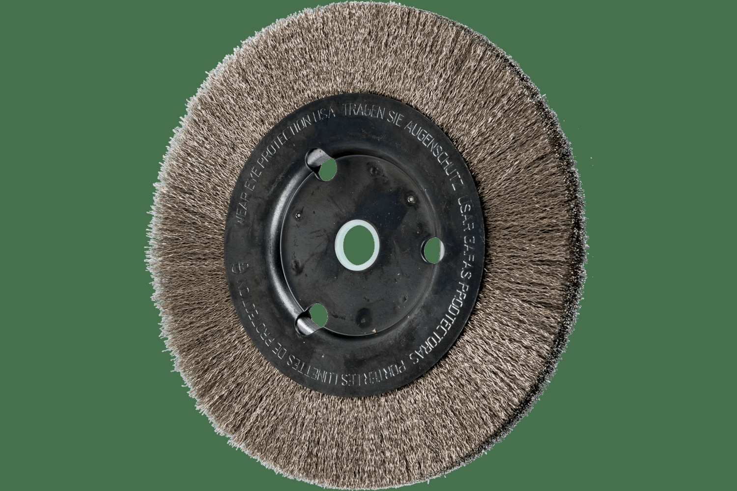 PFERD TOOLS Brosse circulaire à fils ondulés 6" Diam. Face étroite .006 Acier inoxydable 5/8-1/2" Alésage