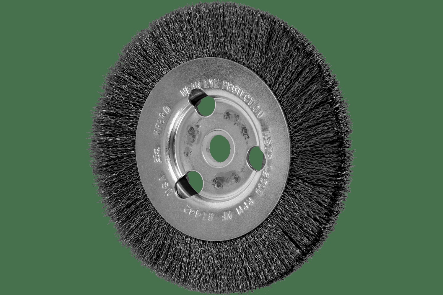 PFERD TOOLS Meule de touret 4" Diam. .008 Acier au carbone 1/2-3/8" Alésage