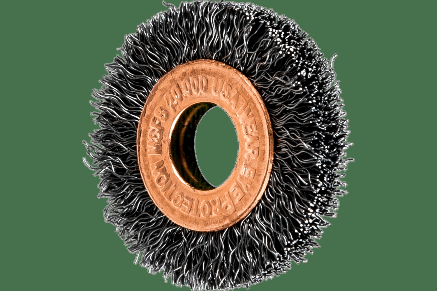 PFERD TOOLS Brosse circulaire pour tubes 1-1/4" Diam. .008 Acier au carbone 1/4" Alésage