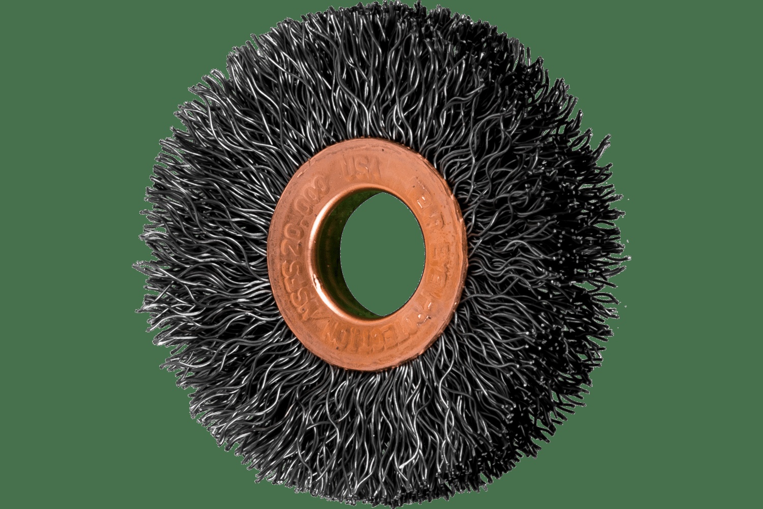 PFERD TOOLS Brosse circulaire pour tubes 2" Diam. .012 Acier au carbone 1/2-3/8" Alésage