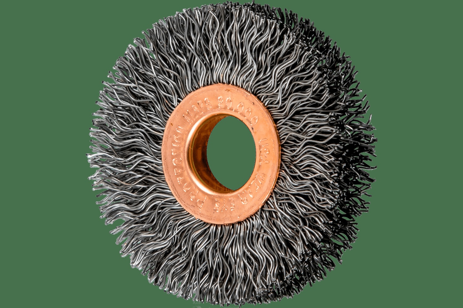 PFERD TOOLS Brosse circulaire pour tubes 2" Diam. .014 Acier au carbone 1/2-3/8" Alésage