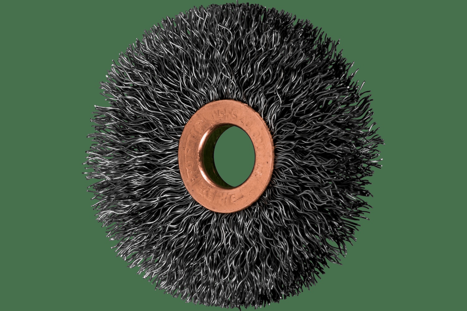 PFERD TOOLS Brosse circulaire pour tubes 2-1/2" Diam. .012 Acier au carbone 1/2-3/8" Alésage