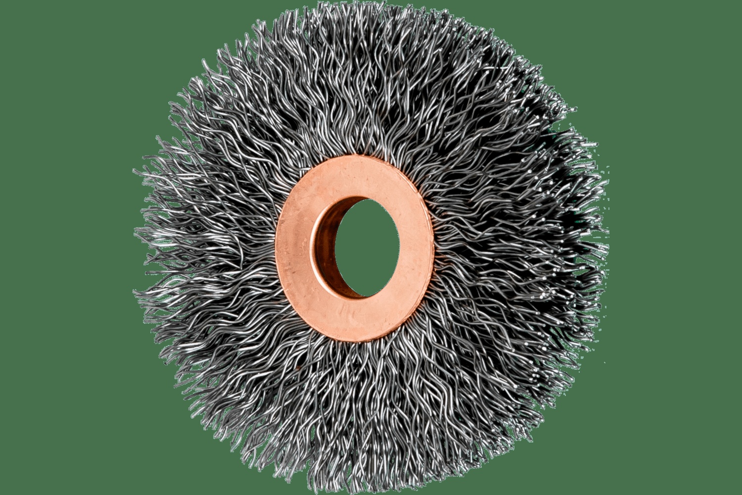 PFERD TOOLS Brosse circulaire pour tubes 2-1/2" Diam. .014 Acier au carbone 1/2-3/8" Alésage