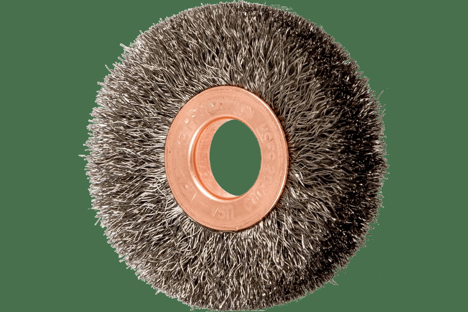 PFERD TOOLS Brosse circulaire pour tubes 2" Diam. .006 Acier inoxydable 1/2-3/8" Alésage