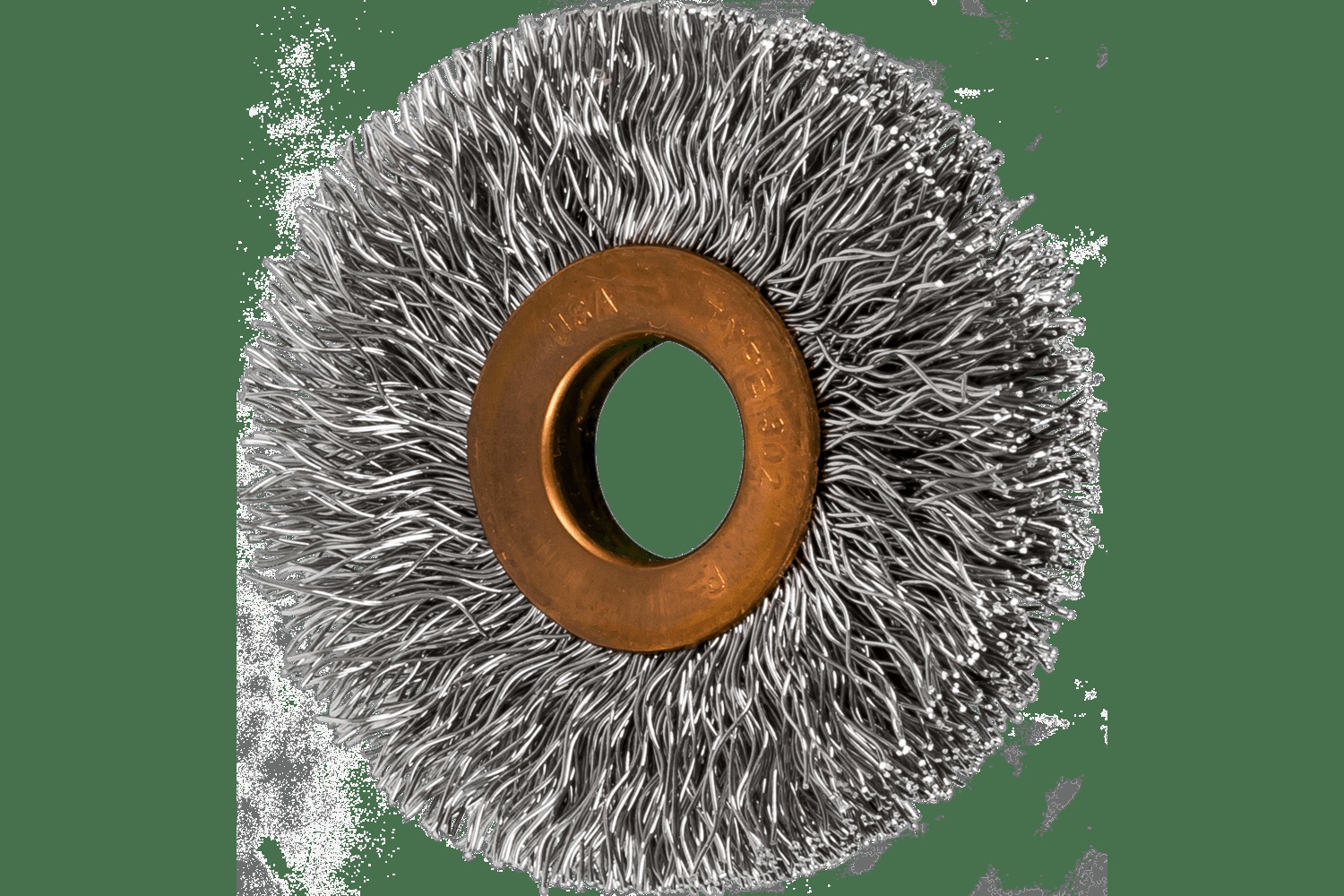 PFERD TOOLS Brosse circulaire pour tubes 2" Diam. .012 Acier inoxydable 1/2-3/8" Alésage