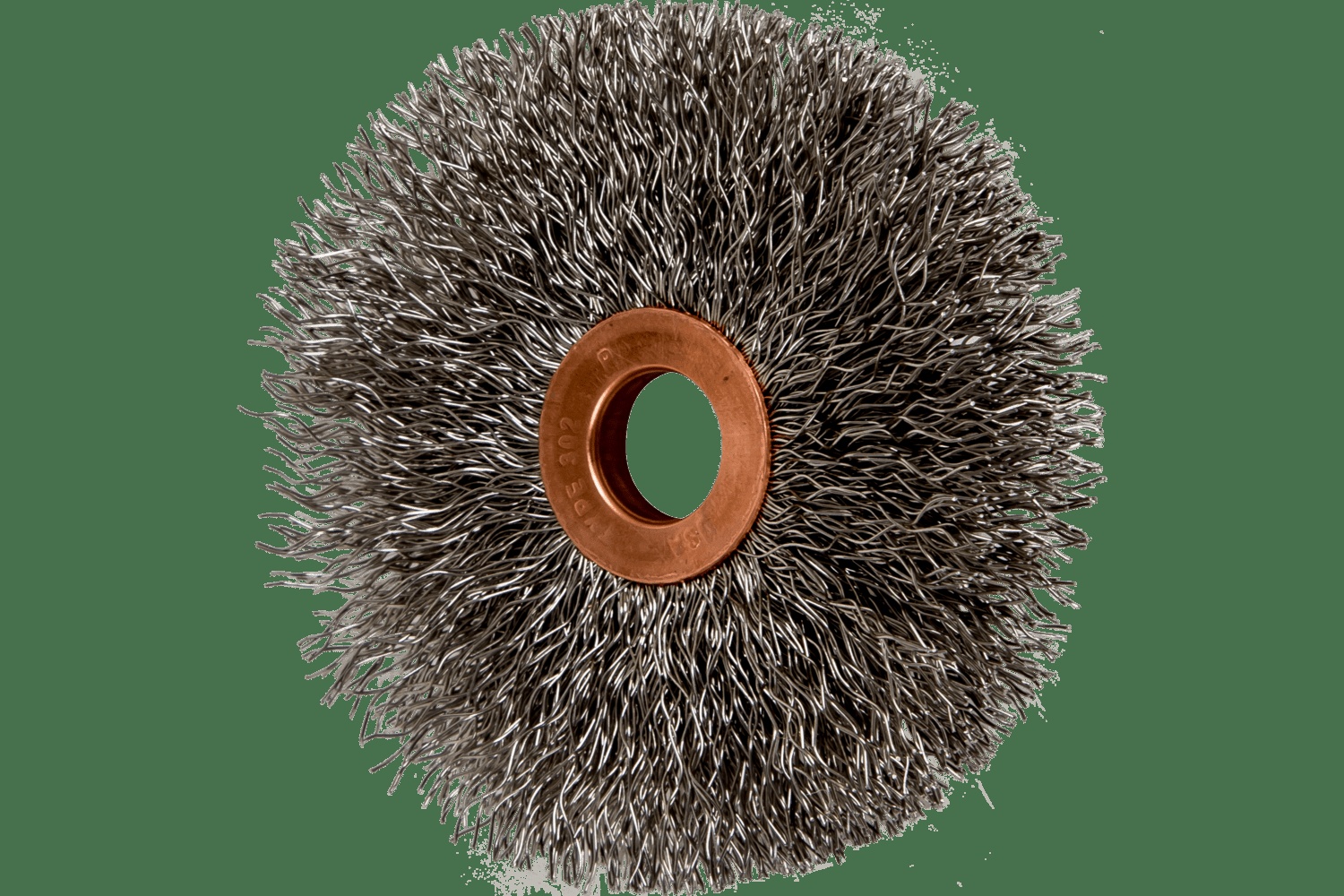 PFERD TOOLS Brosse circulaire pour tubes 3" Diam. .012 Acier inoxydable 1/2-3/8" Alésage