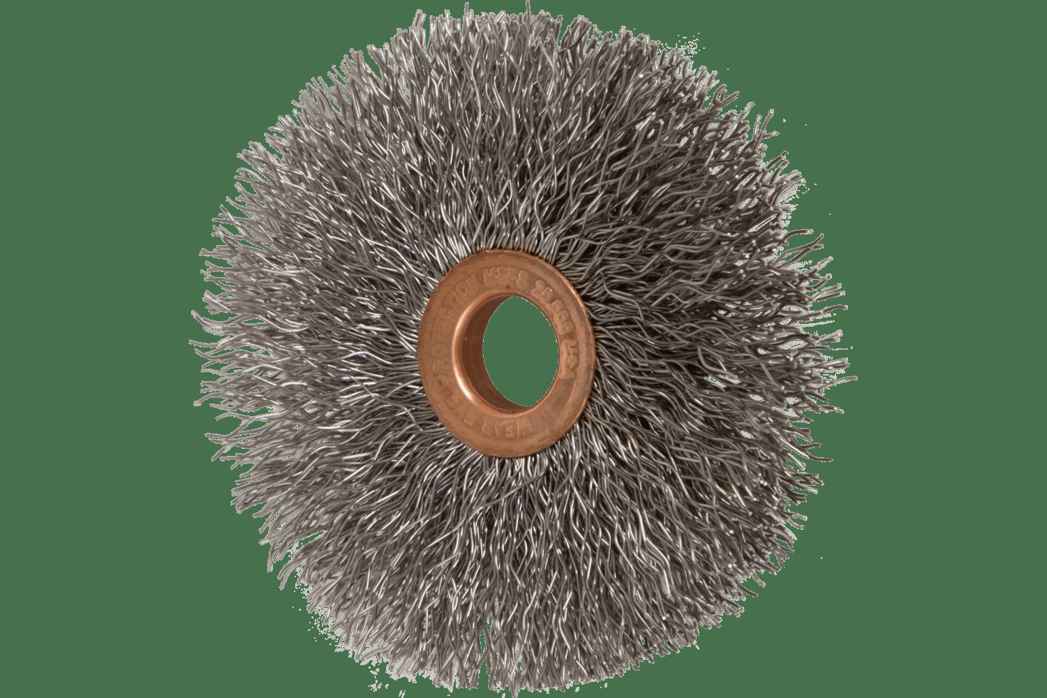 PFERD TOOLS Brosse circulaire pour tubes 3" Diam. .014 Acier inoxydable 1/2-3/8" Alésage