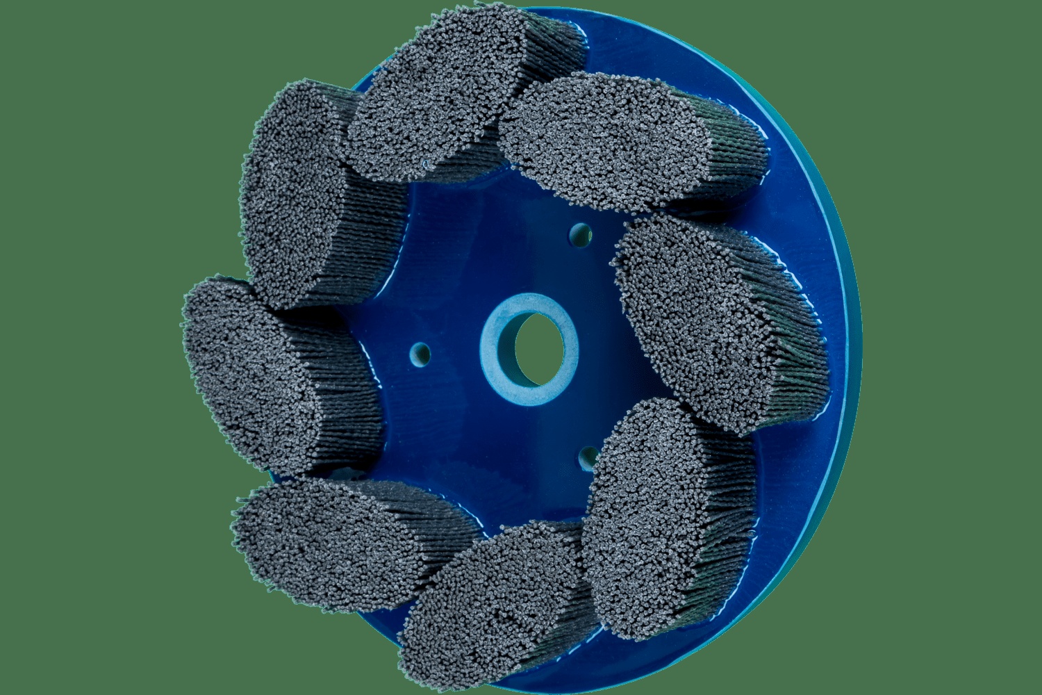 PFERD TOOLS M-BRAD Disque Brosse 8" Diam. .040/80 Grain Carbure de silicium 7/8" Alésage
