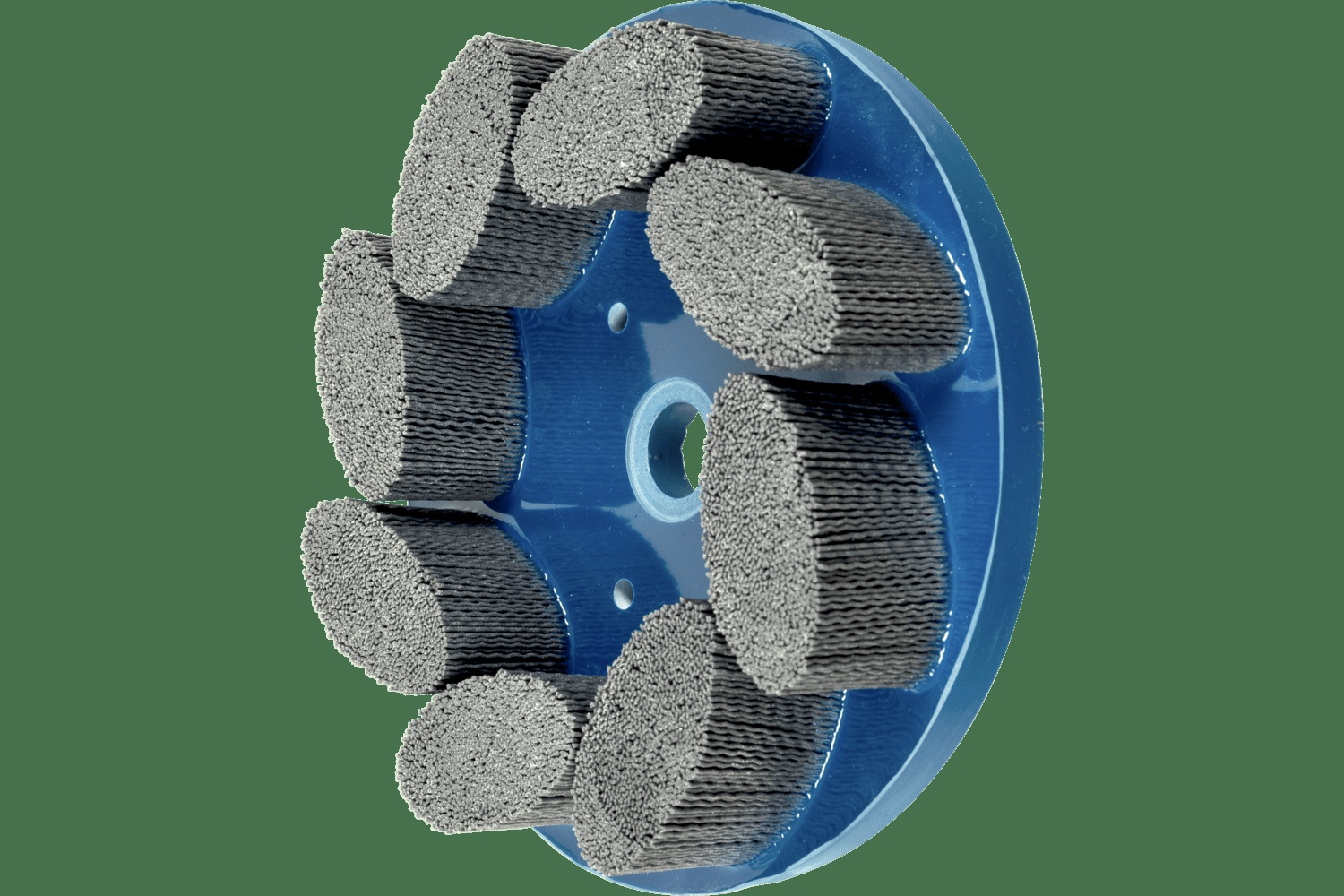 PFERD TOOLS M-BRAD Disque Brosse 8" Diam. .040/120 Grain Carbure de silicium 7/8" Alésage