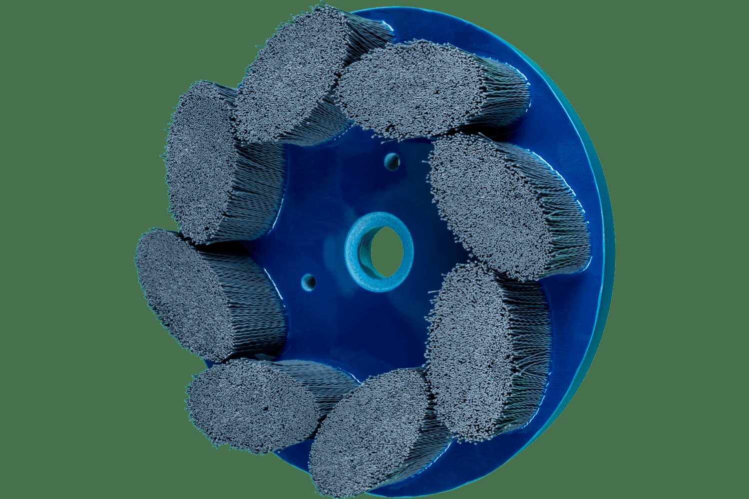 PFERD TOOLS M-BRAD Disque Brosse 8" Diam. .022/320 Grain Carbure de silicium 7/8" Alésage