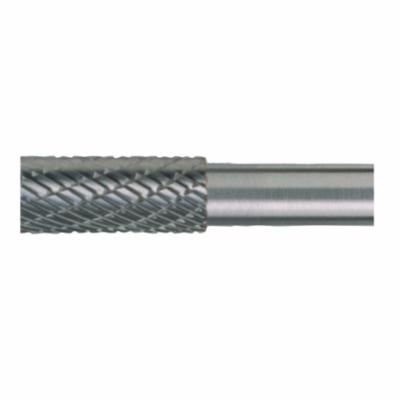 Cle-Line® C17555 1845 Lime de machiniste impériale bout plat cylindrique - tête sans extrémité coupée (forme SA) tête 1/2 po dia 1 po de coupe 2-3/4 po OAL coupe double