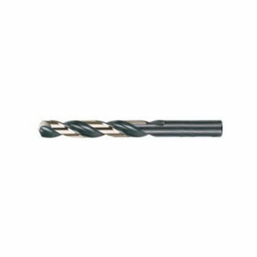 Cle-Line® C18100 1878 Foret Lourd Jobber Longueur Foret #47 Drill - Fil 0.0785 in Foret - Décimal pouce 135 deg Point HSS Noir/Oxyde d'or