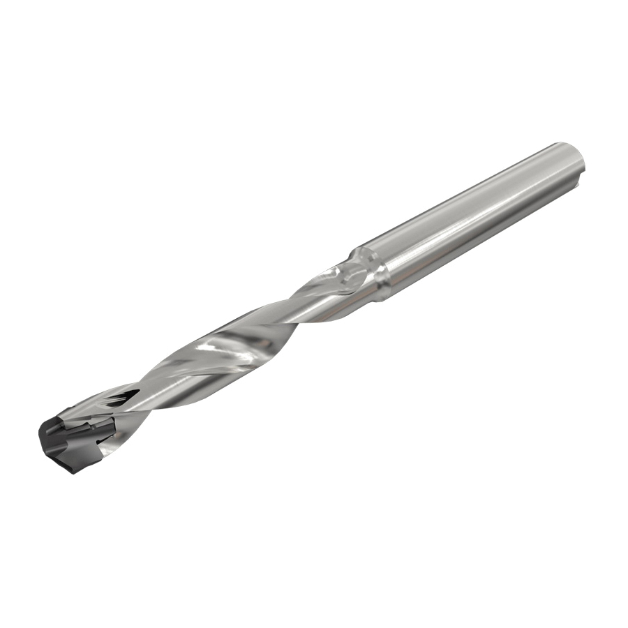 Iscar 3310521 SUMOCHAM Corps de forage indexable avec trous de liquide de refroidissement interne queue cylindrique foret en D 25 mm