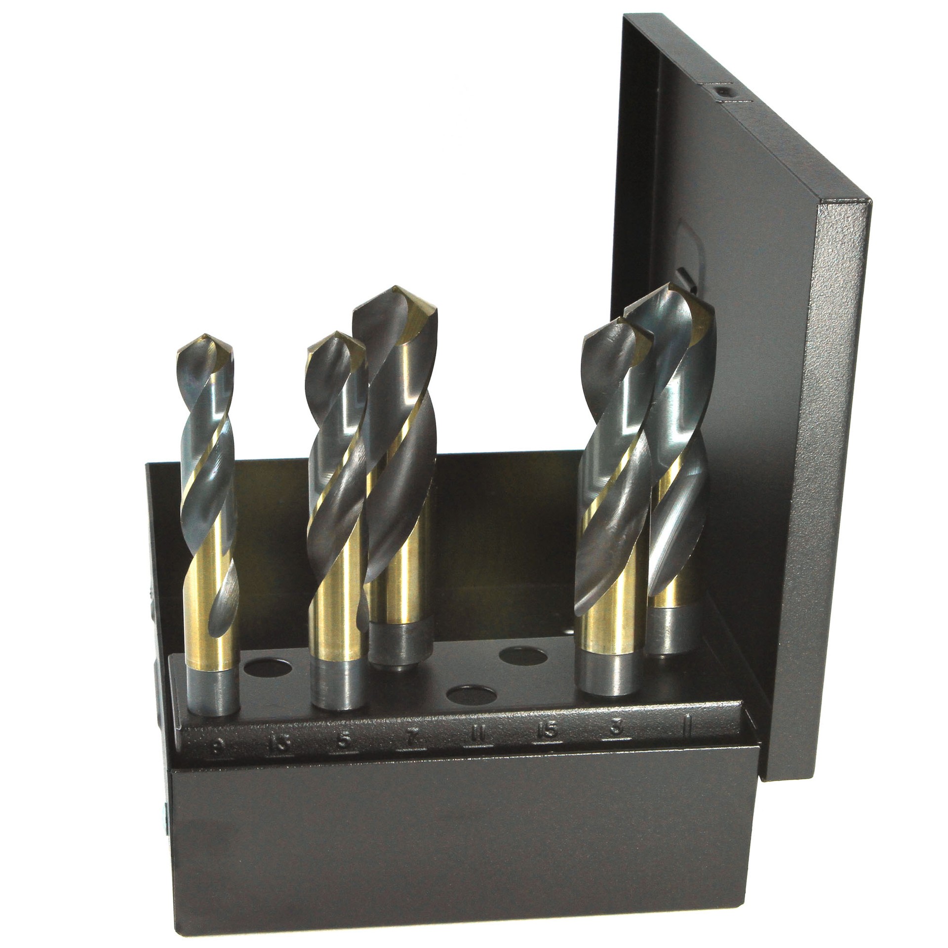 5PC NITRO DRILL BIT SET 9/16-1 8THS