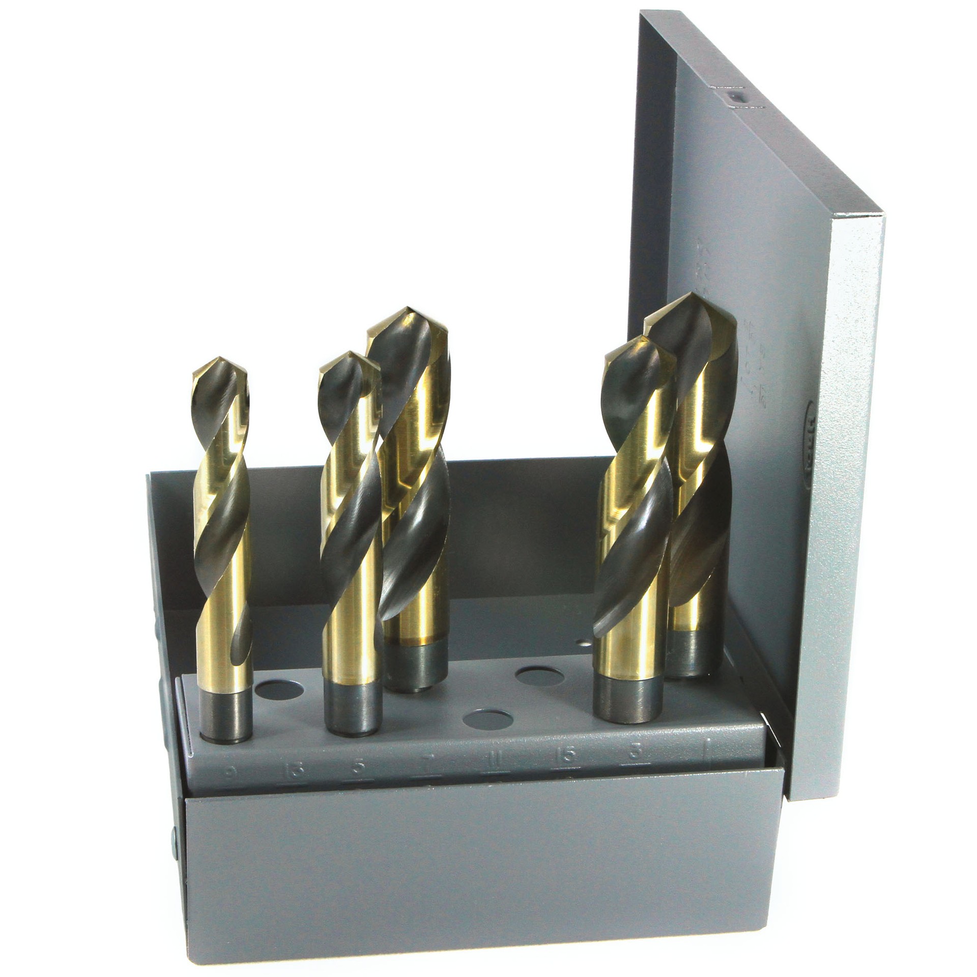 5PC COB DRILL BIT SET 9/16-1 BY 8THS -