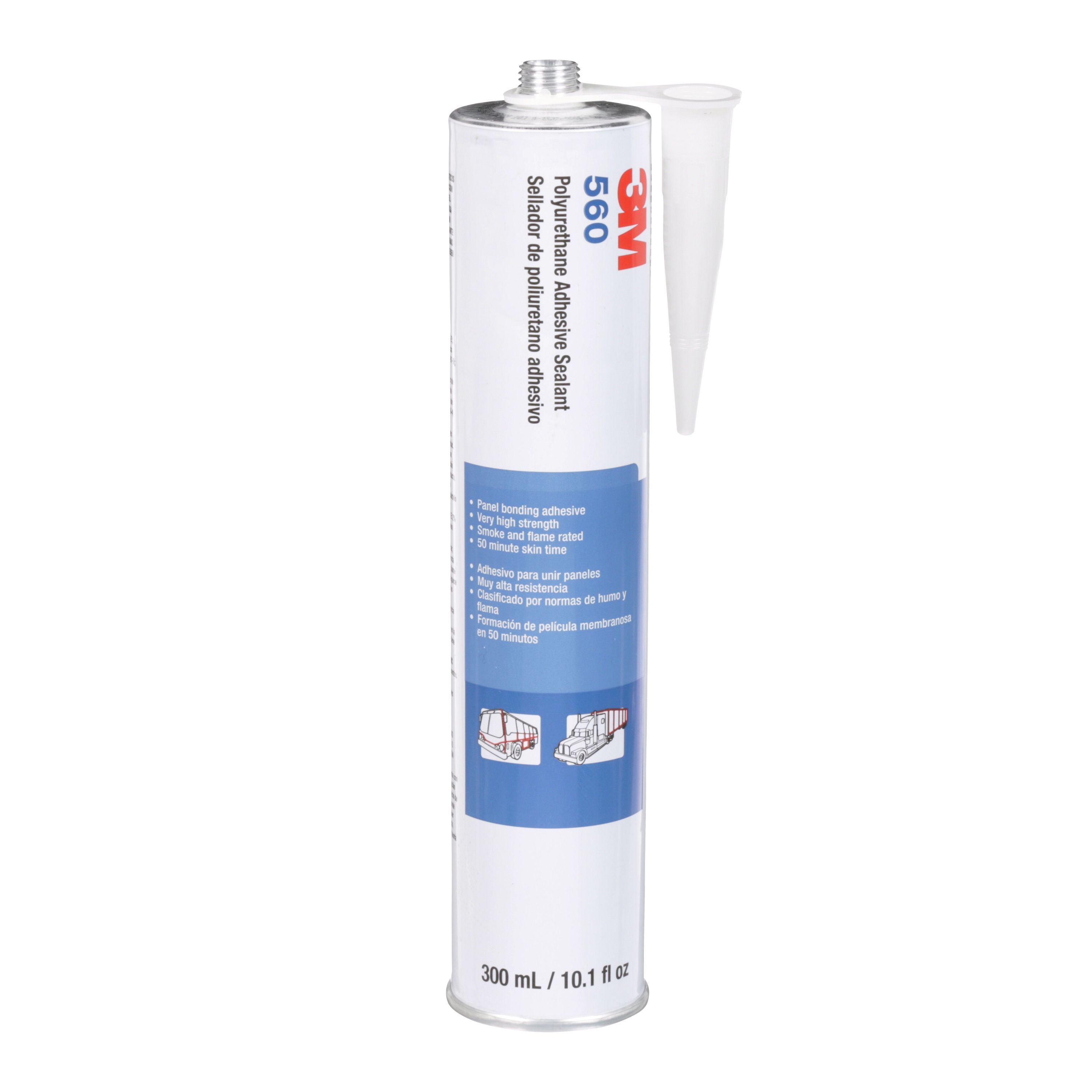 Adhésif mastic en polyuréthane 560 3M(MC), noir, 310 ml, cartouches 12 / caisse