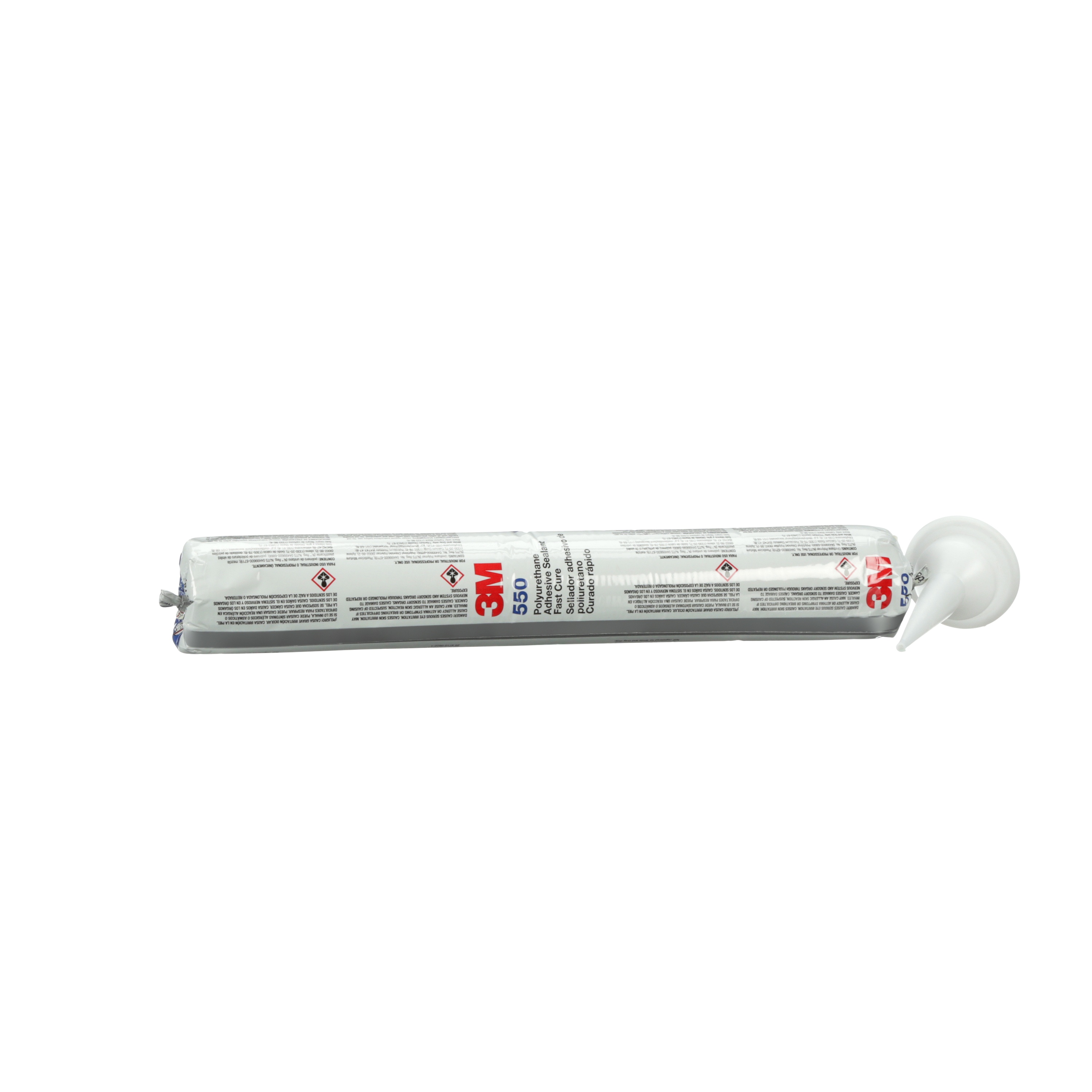 Adhésif mastic de polyuréthane 3M(MC), 550, durcissement rapide, blanc, 600 ml (20,3 oz)