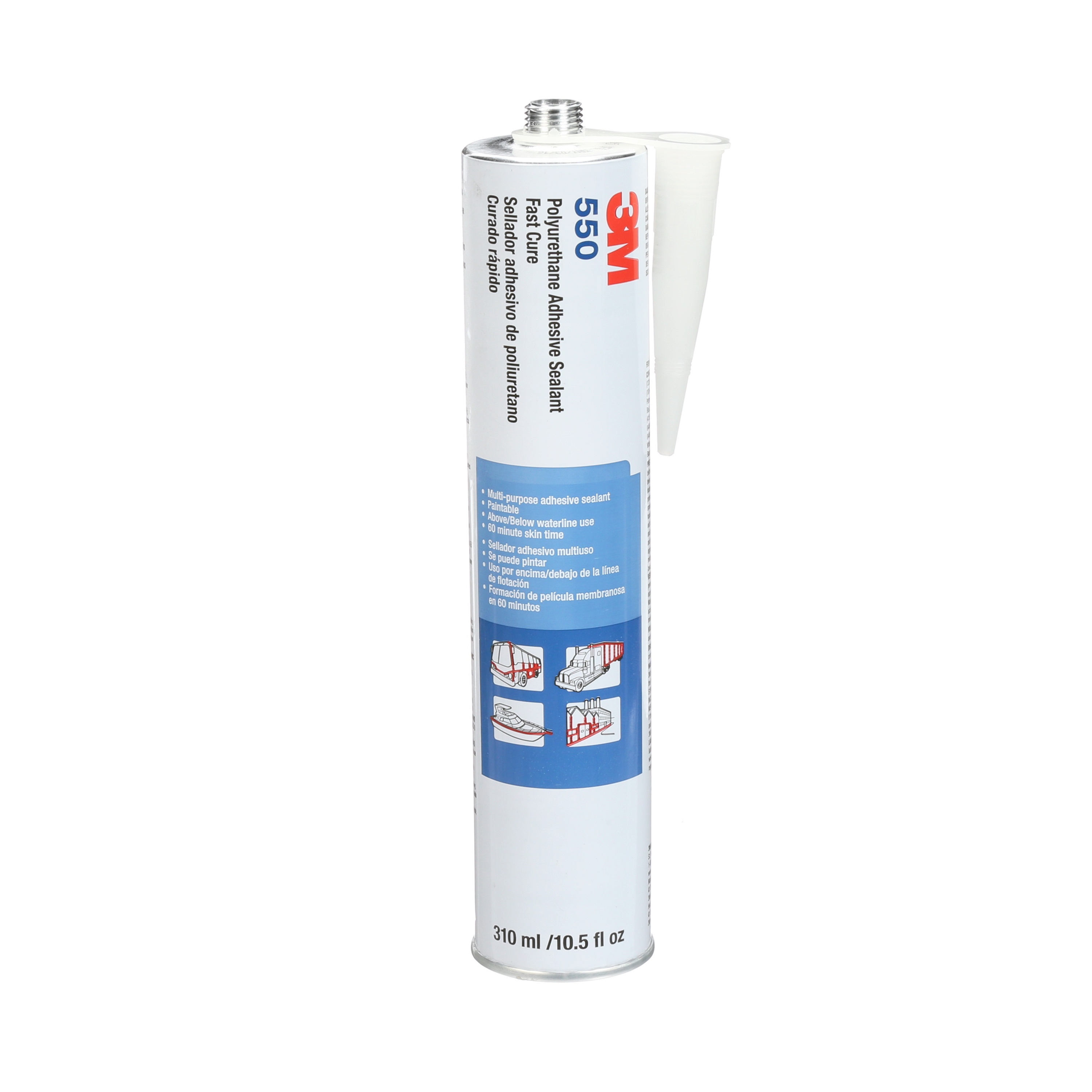 Adhésif mastic en polyuréthane à prise rapide 550 3M(MC)