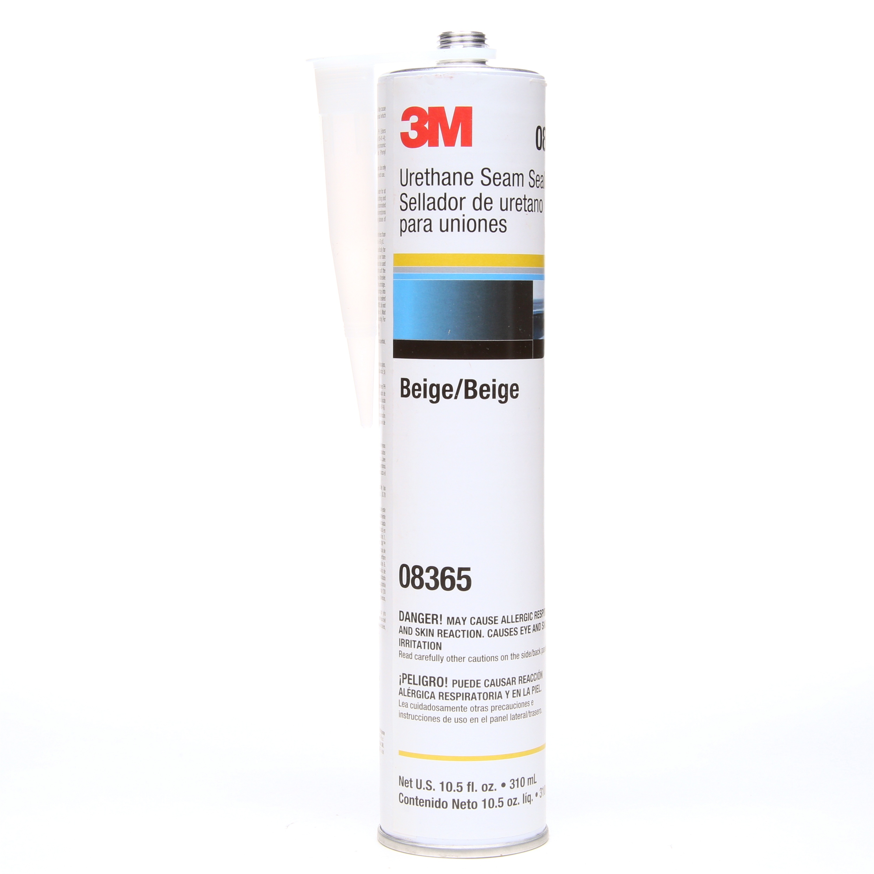 Matériau d'étanchéité pour joints de carrosserie à l'uréthane 3M(MC), 08365, beige, cartouche de 310 ml, 12/caisse