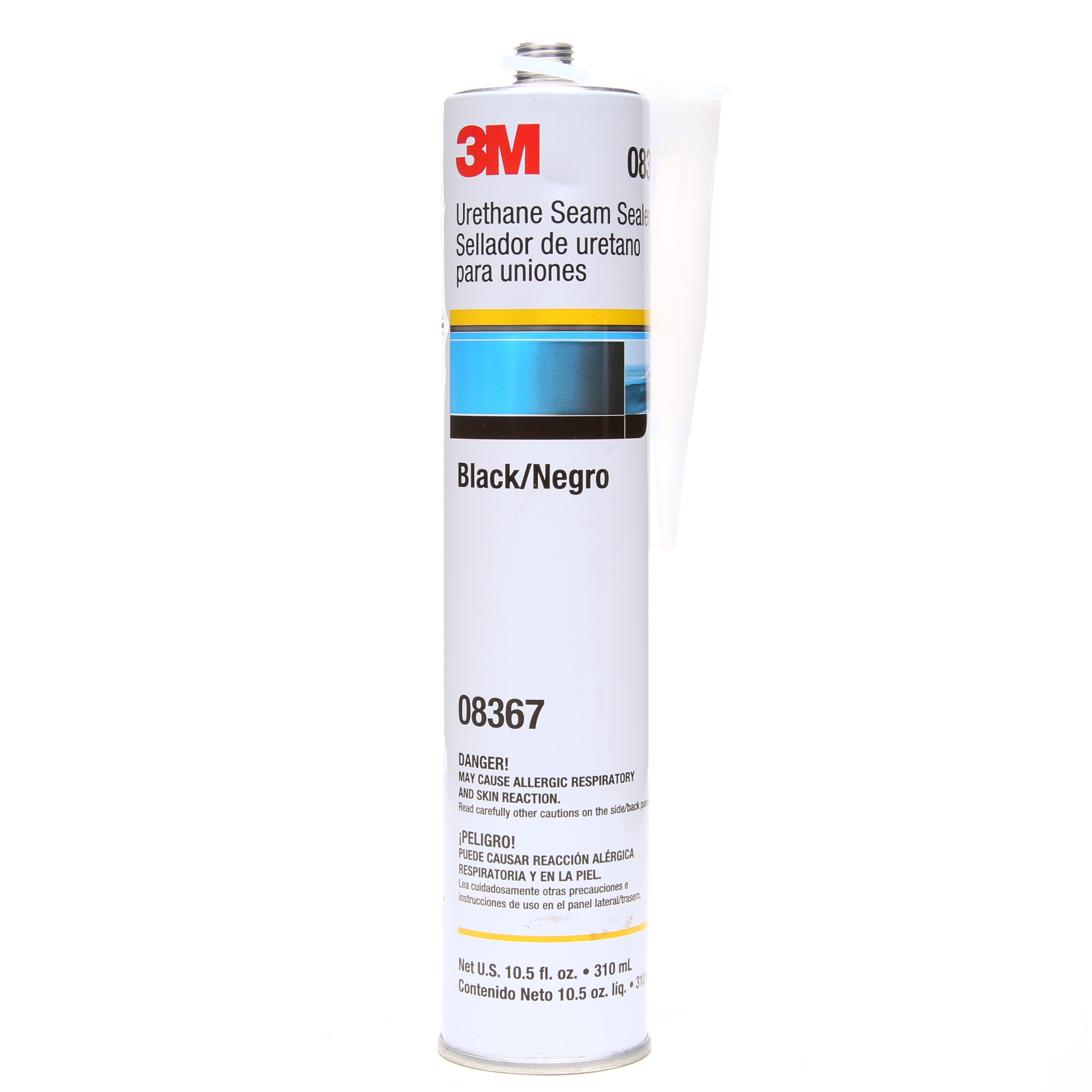 Matériau d'étanchéité pour joints de carrosserie à l'uréthane 3M(MC), 08367, noir, cartouche de 310 ml, 12/caisse