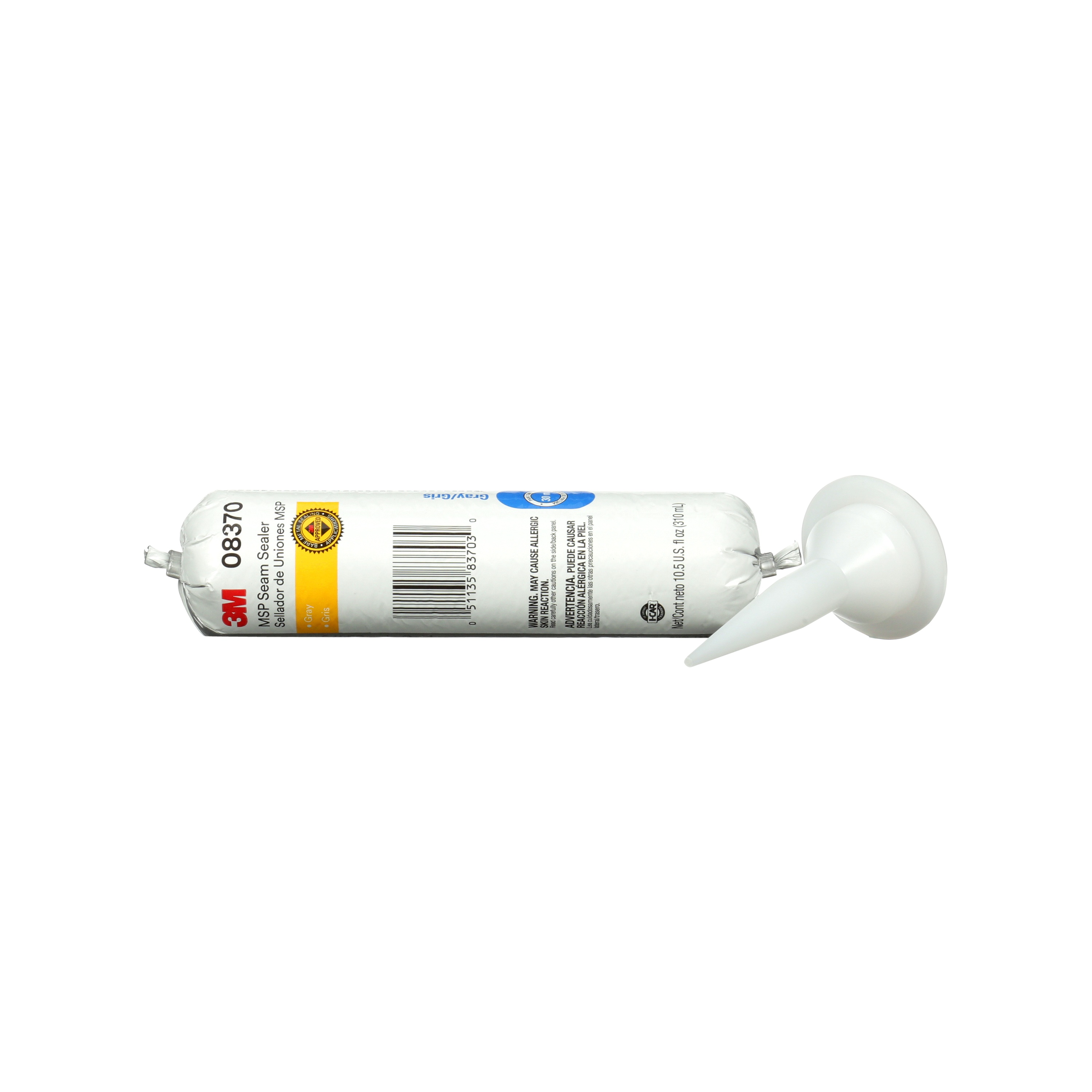 Matériau d'étanchéité pour joints de carrosserie à phosphate monosodique 3M(MC), 08370, gris, emballage souple de 310 ml, 6/caisse