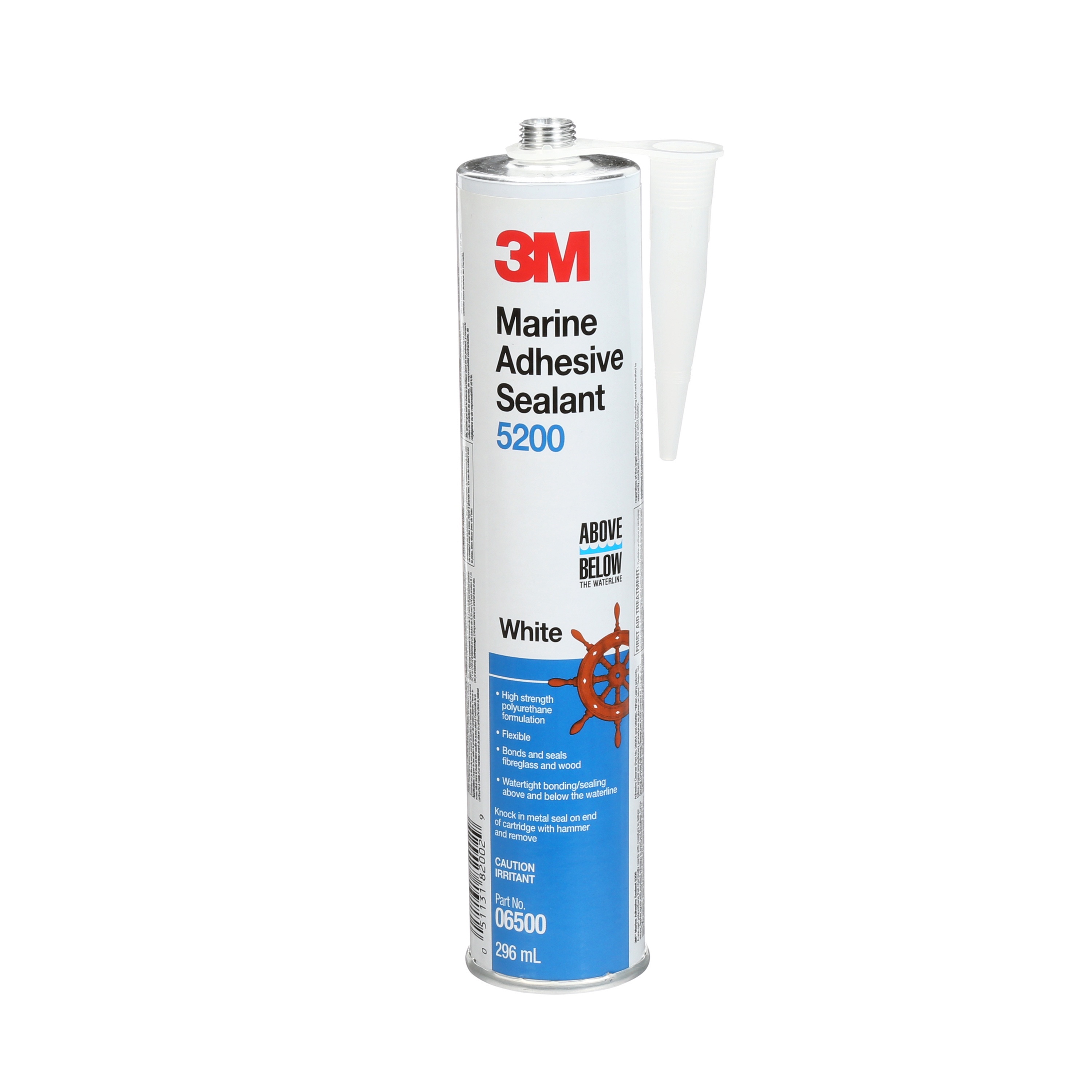 Adhésif mastic marin de 3M(MC), 5200, blanc, 1/10 gal