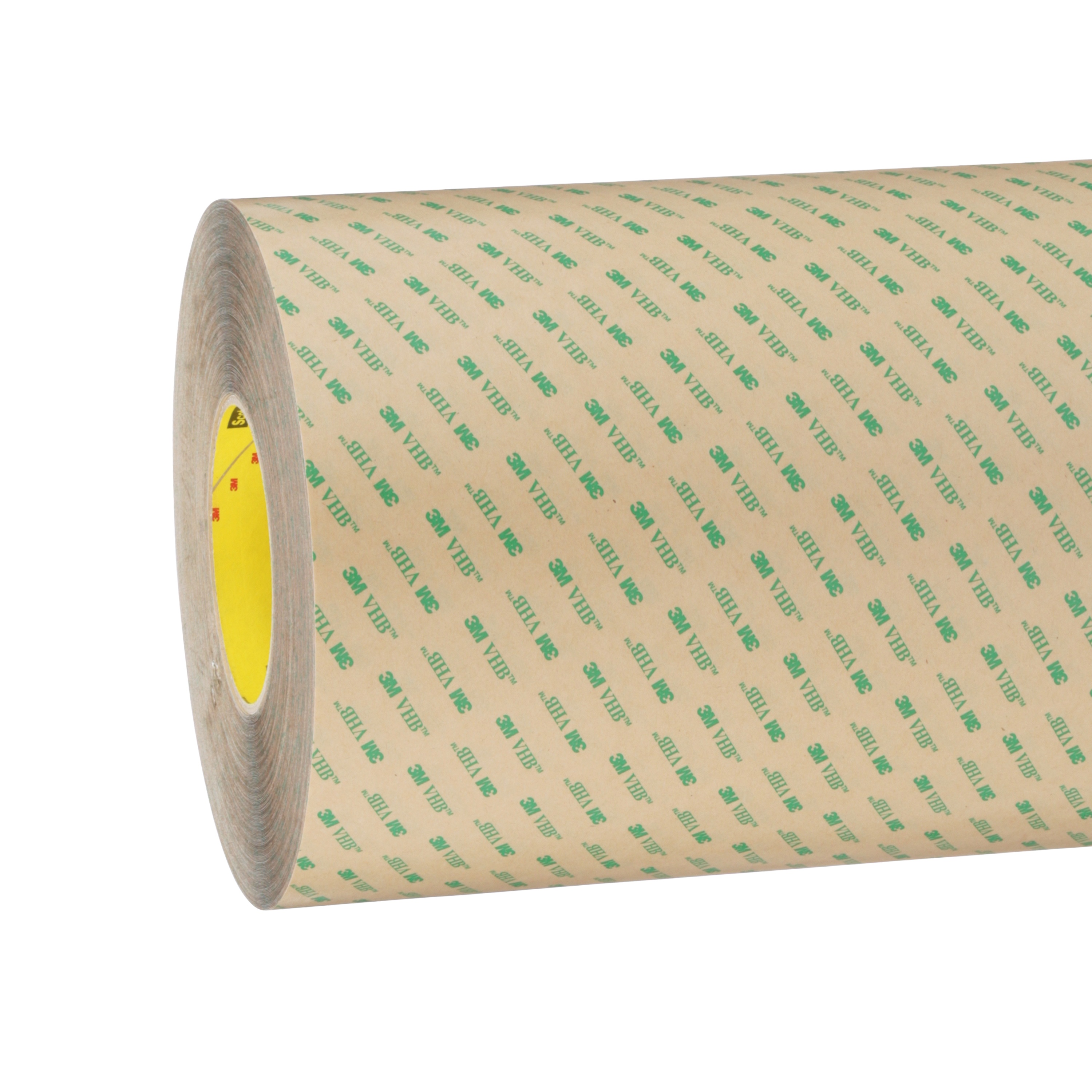 3M VHB™ Adhesive Transfer Tape, F9473PC, clear, 10 mil (0.25 mm), 9-7/8 in x 60 yd (250.82 mm x 54.86 m)