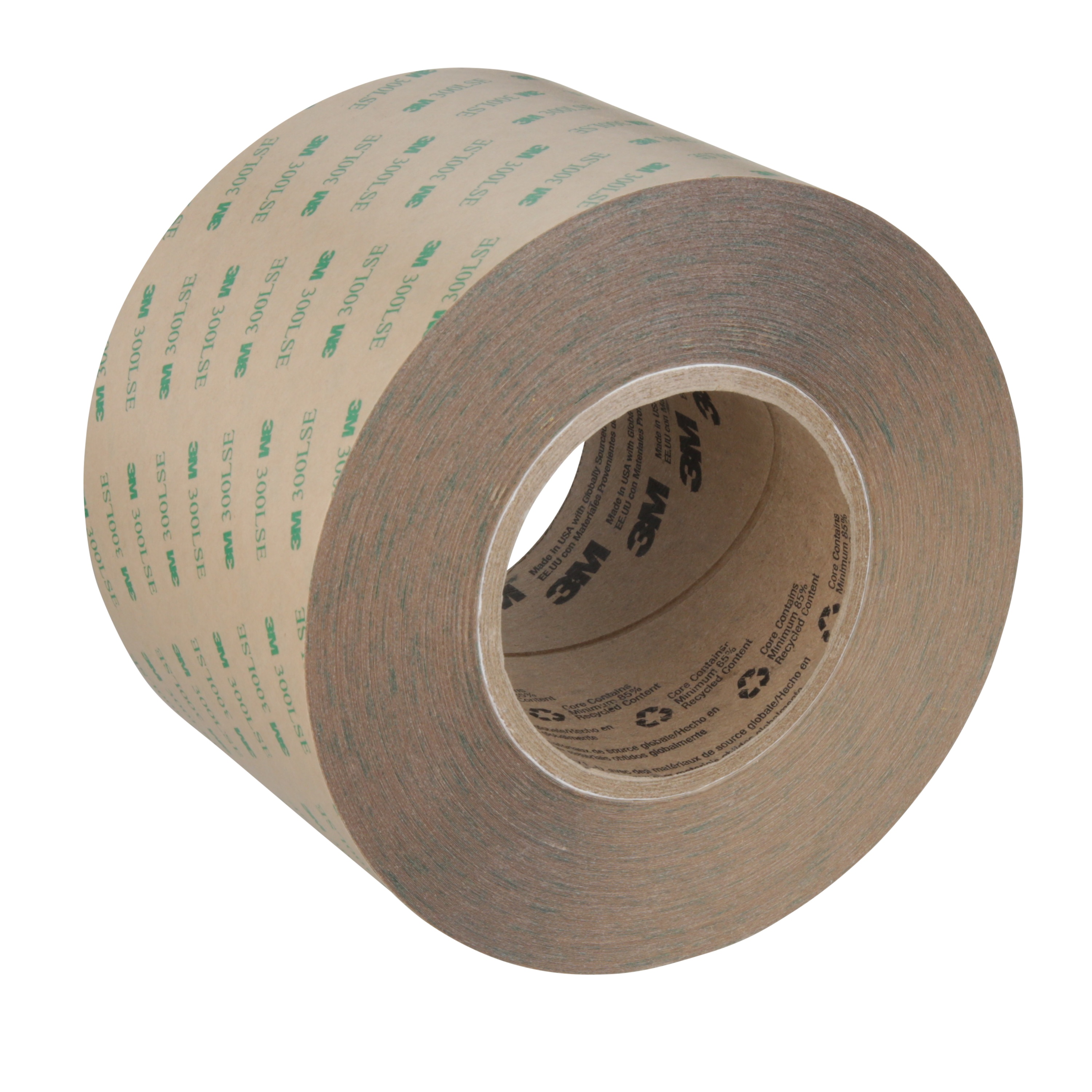 Ruban à transfert d’adhésif 3M(MC), 9472LE, transparent, 5,2mil, 10,2 cm x 55m (4po x 60v)