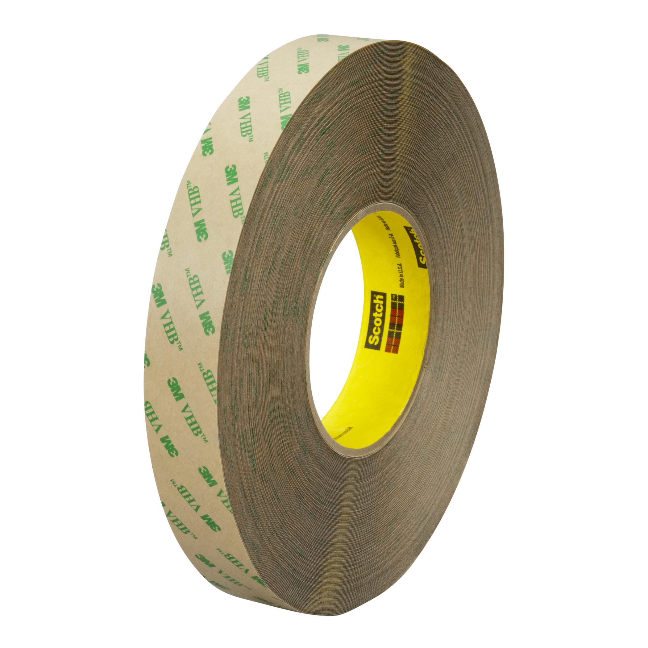 3M VHB™ Adhesive Transfer Tape, F9473PC, clear, 10 mil (0.25 mm), 1.25 in x 180 yd (31.75 mm x 164.59 m)