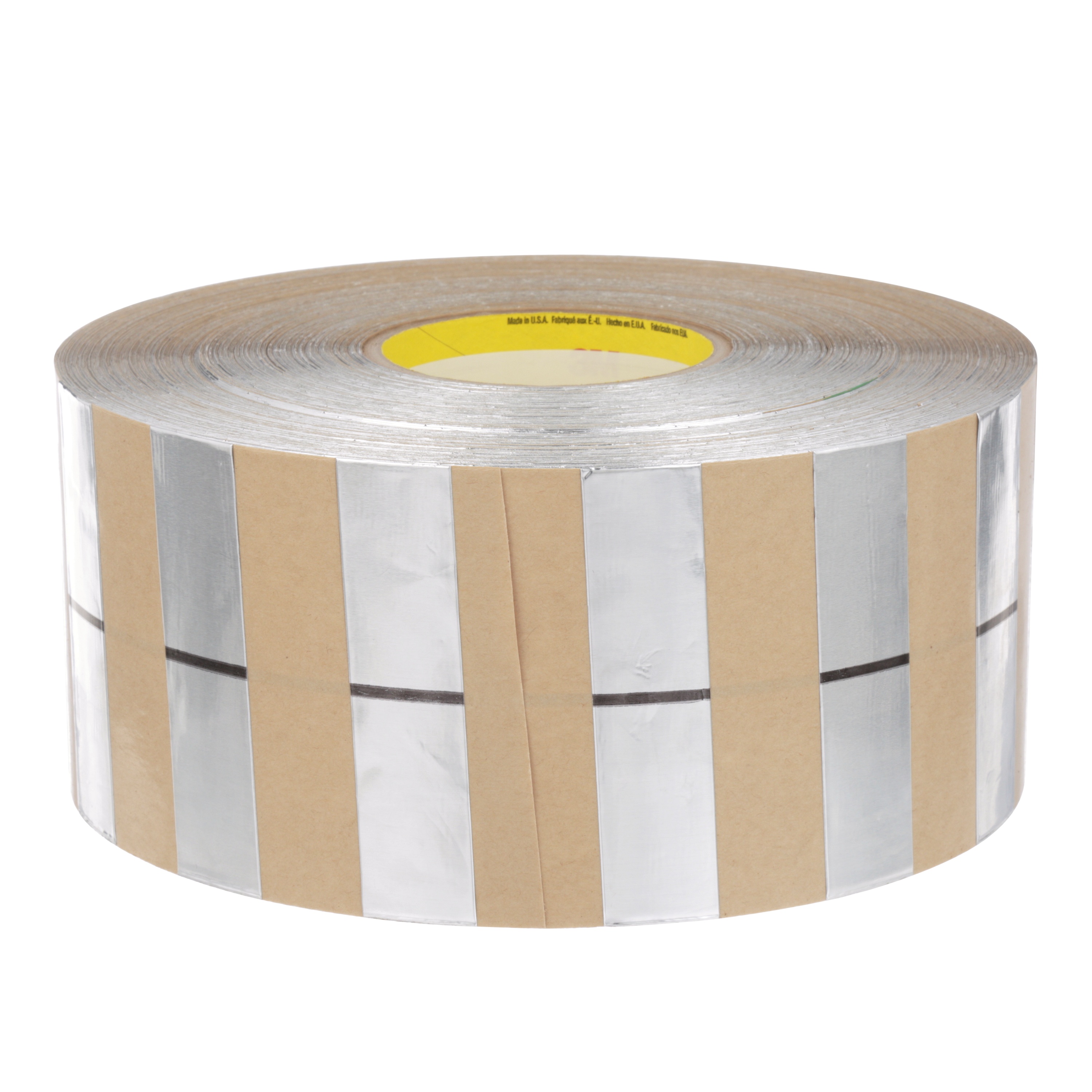 3M Aluminum Foil Headliner Tape, 12150, silver, 1.0 in x 3.9 in x 8.0 mils (2.5 cm x 9.9 cm x 0.20 mm)