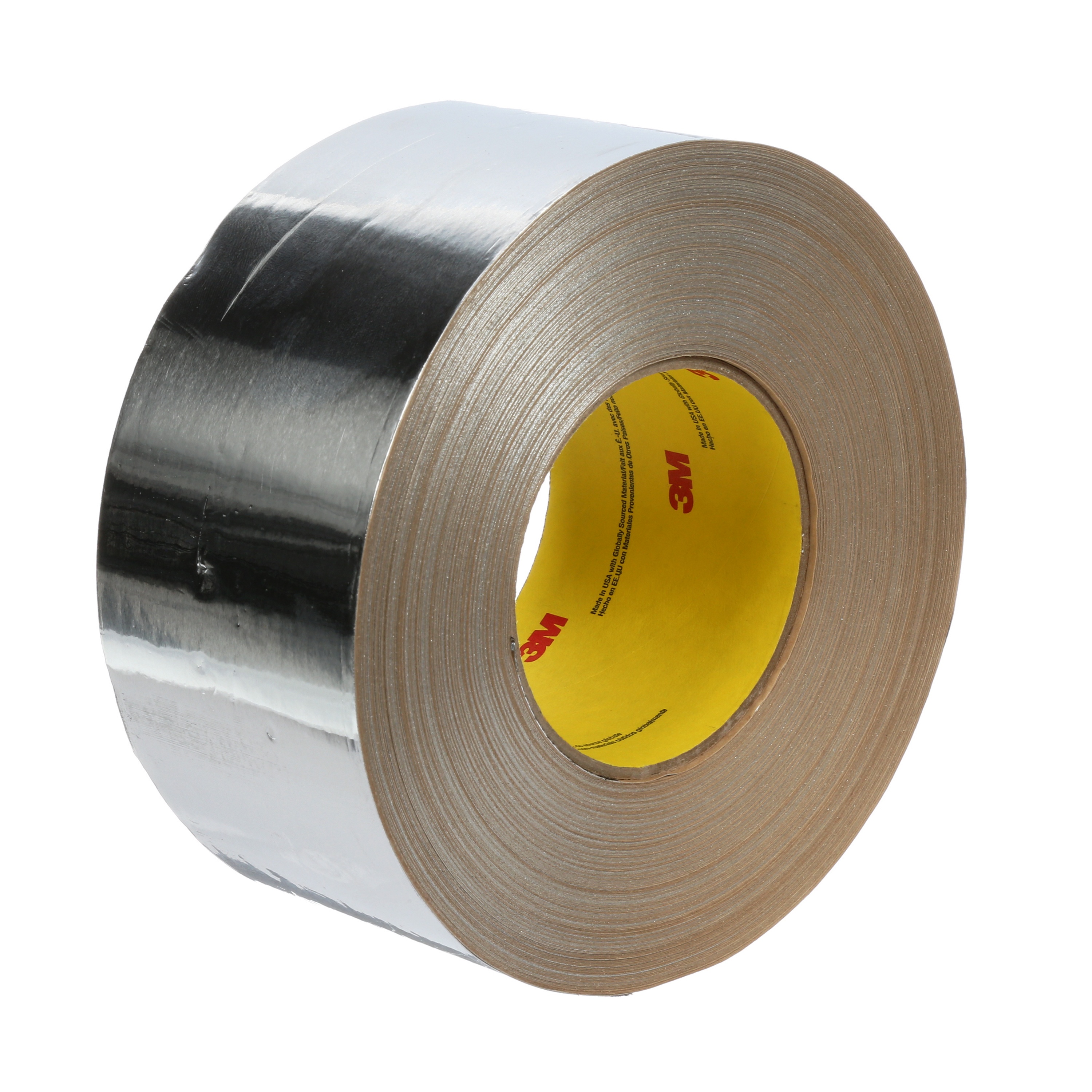 3M Venture Tape Aluminum Foil Tape, 1520CW, 1.8 mil, natural aluminum, 2.8 in x 100 yd. (72 mm x 91.5 m)