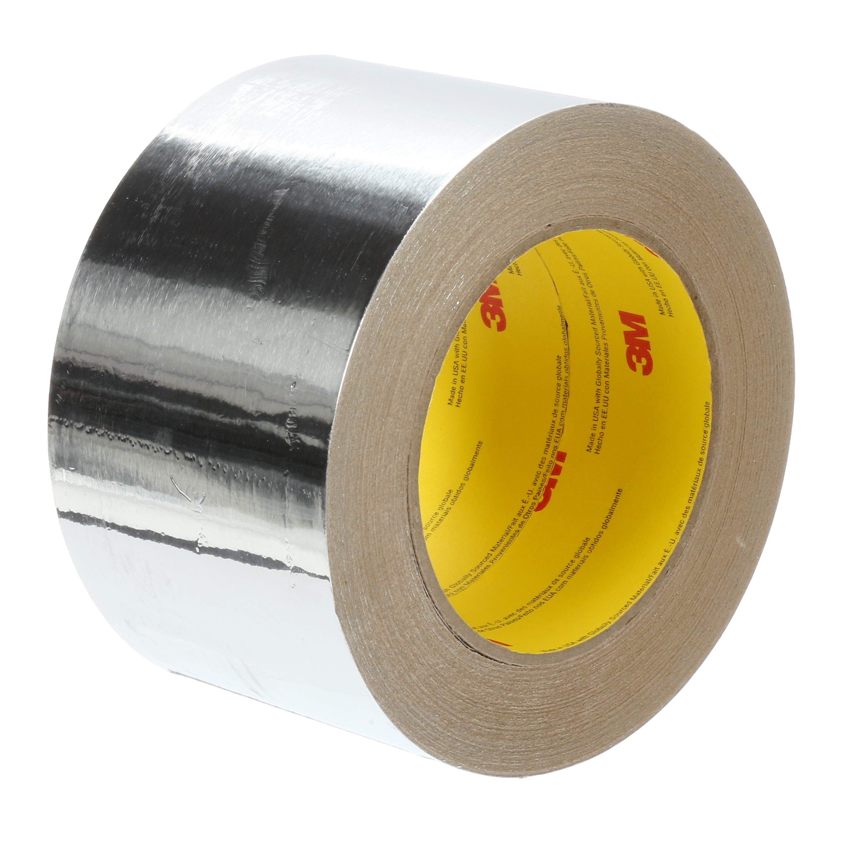 3M Venture Tape Aluminum Foil Tape, 1521CW, 1.4 mil, natural aluminum, 2.8 in x 50 yd. (72 mm x 45.7 m)