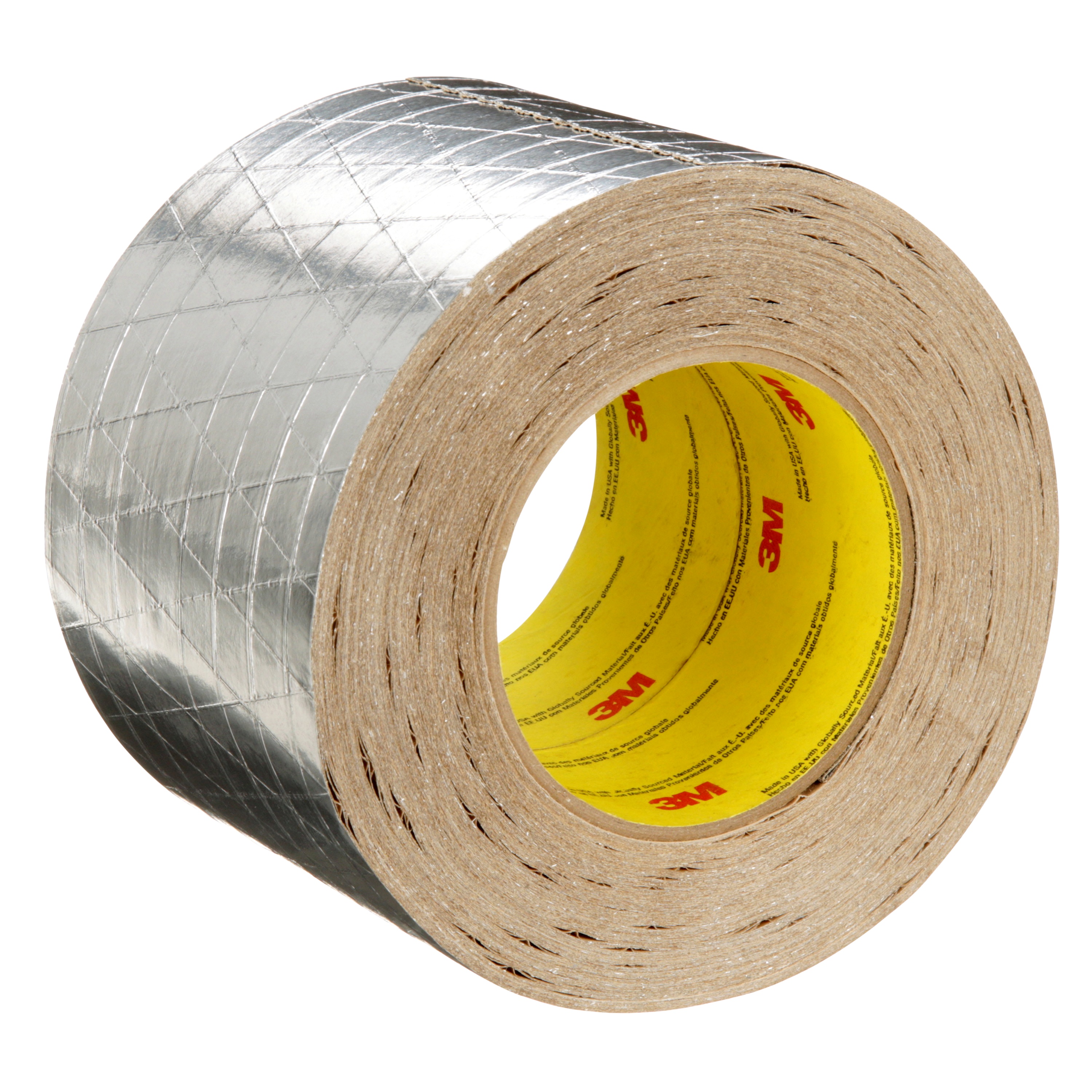 Ruban de parement Venture Tape(MC) 3M(MC),1525CW, aluminium naturel, 99 mm x 45,7 m (3,8 po x 50 v)
