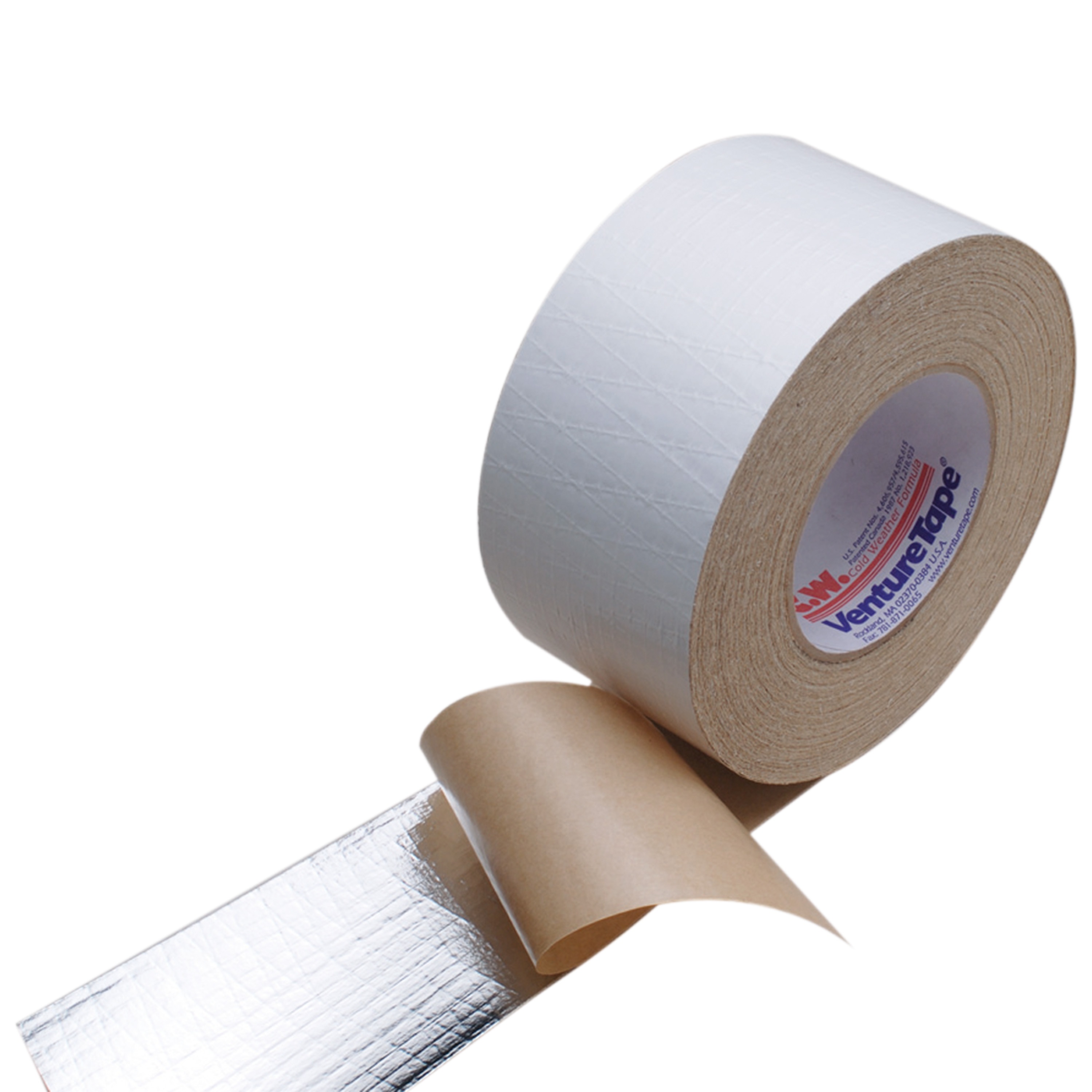 Ruban de parement pour panneaux de construction métalliques 1551CW Venture Tape 3M(MC), blanc, 72 mm x 45,7 m, 16 rouleaux/caisse