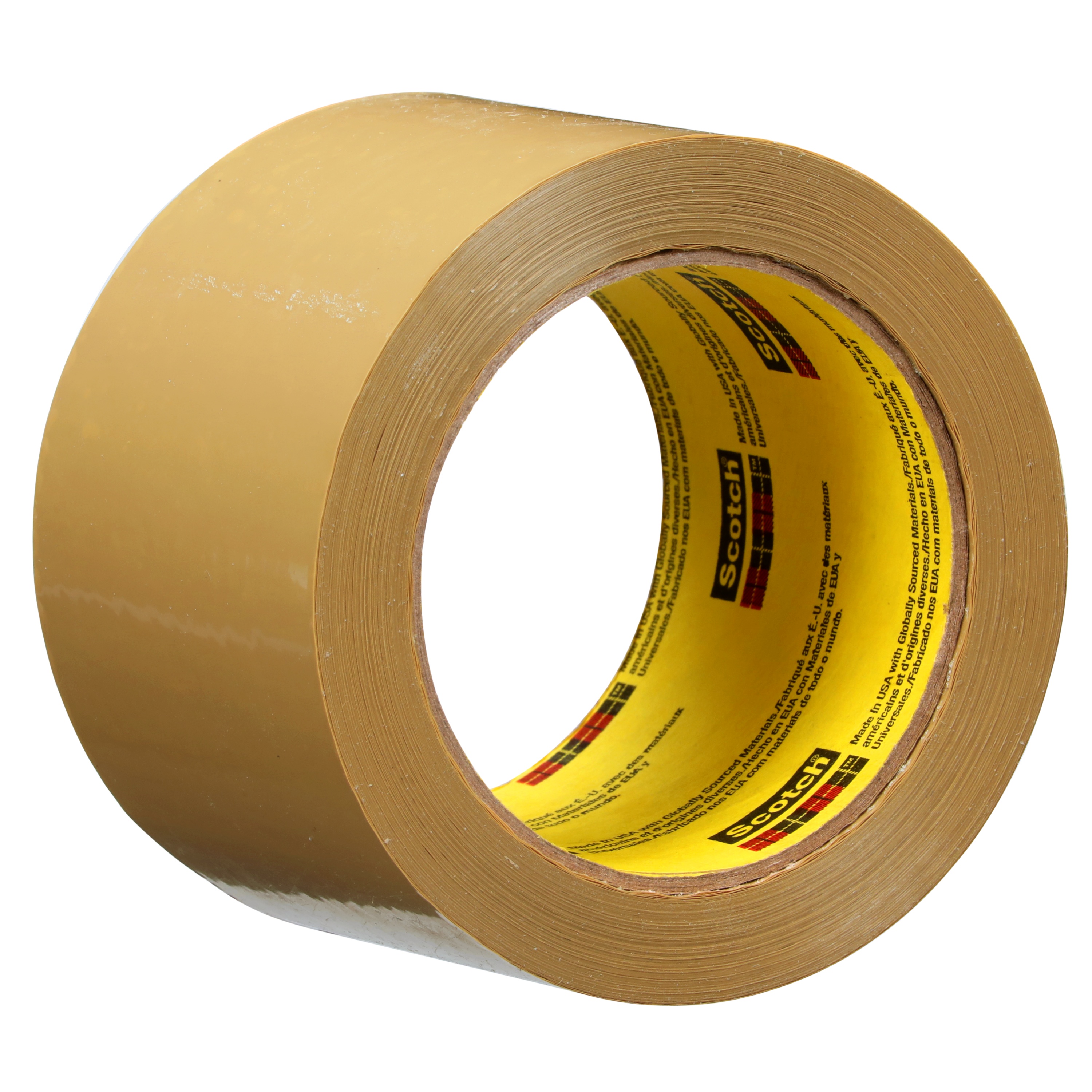 Ruban d'étanchéité pour boîtes Scotch® High Tack 375+, brun clair, 72 mm x 50 m, 24 rouleaux/caisse