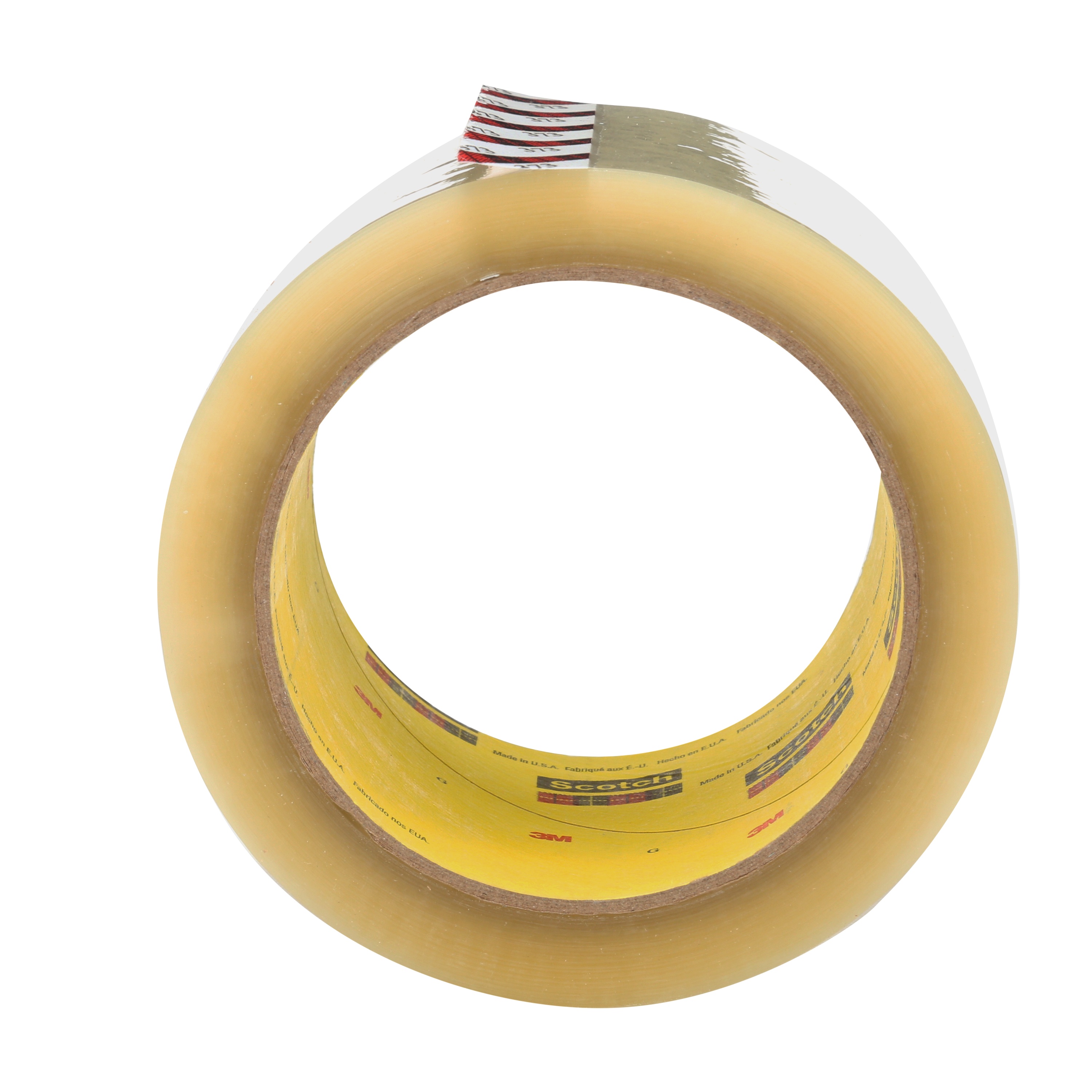 Ruban de scellage de boîte Scotch(MD), 373, transparent, 72 mm x 50 m, en vrac