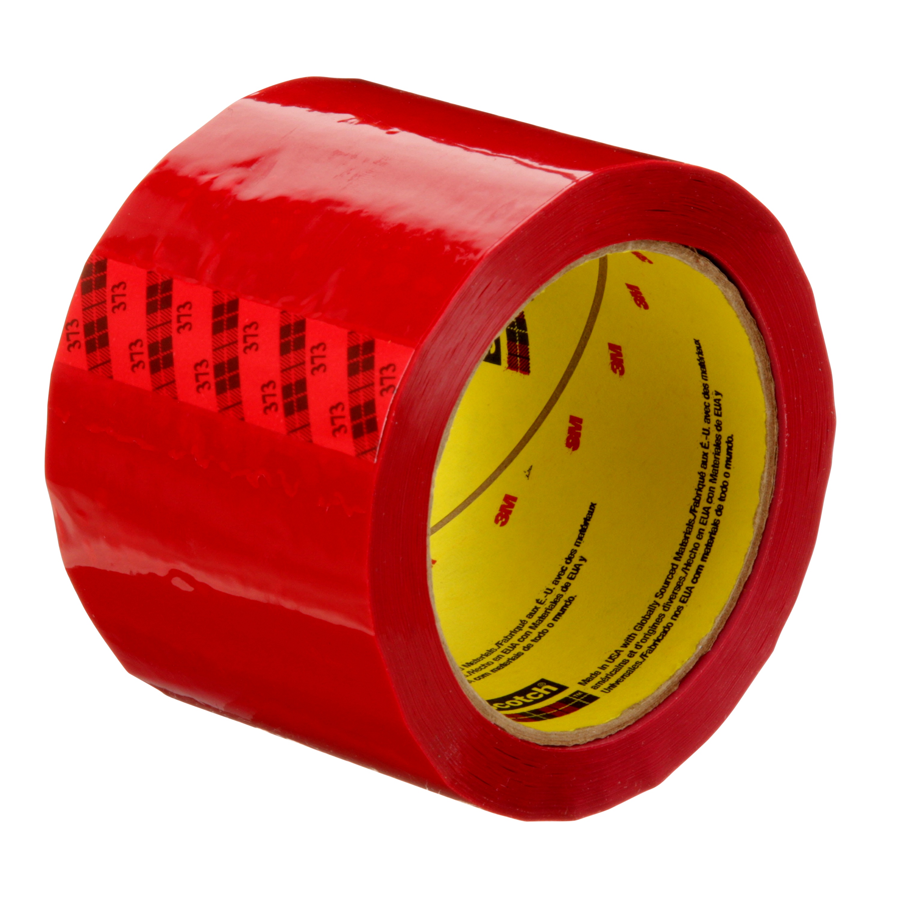 Ruban pour sceller les boîtes 373 Scotch®, rouge, 72 mm x 50 m, 24/caisse