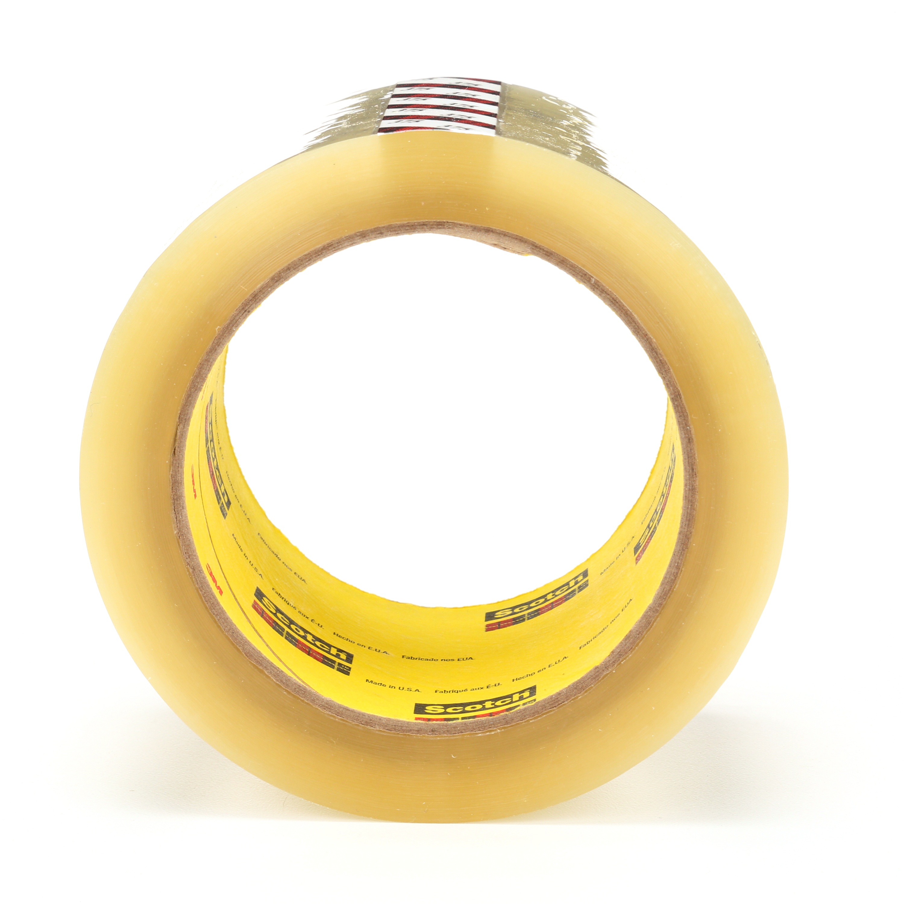 Ruban de scellage de boîte Scotch(MD), 375, transparent, 72 mm x 50 m, en vrac