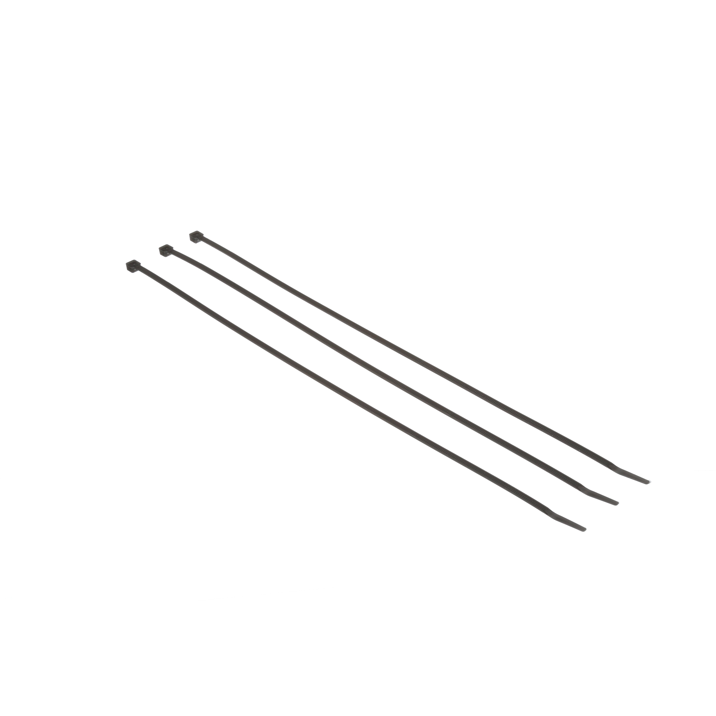 3M Steel Barb Cable Ties CTSB28BK110-L, Black, 28 in (71.12 cm), 110 lbs (49.90 kg), 50/Bag, 500/Case