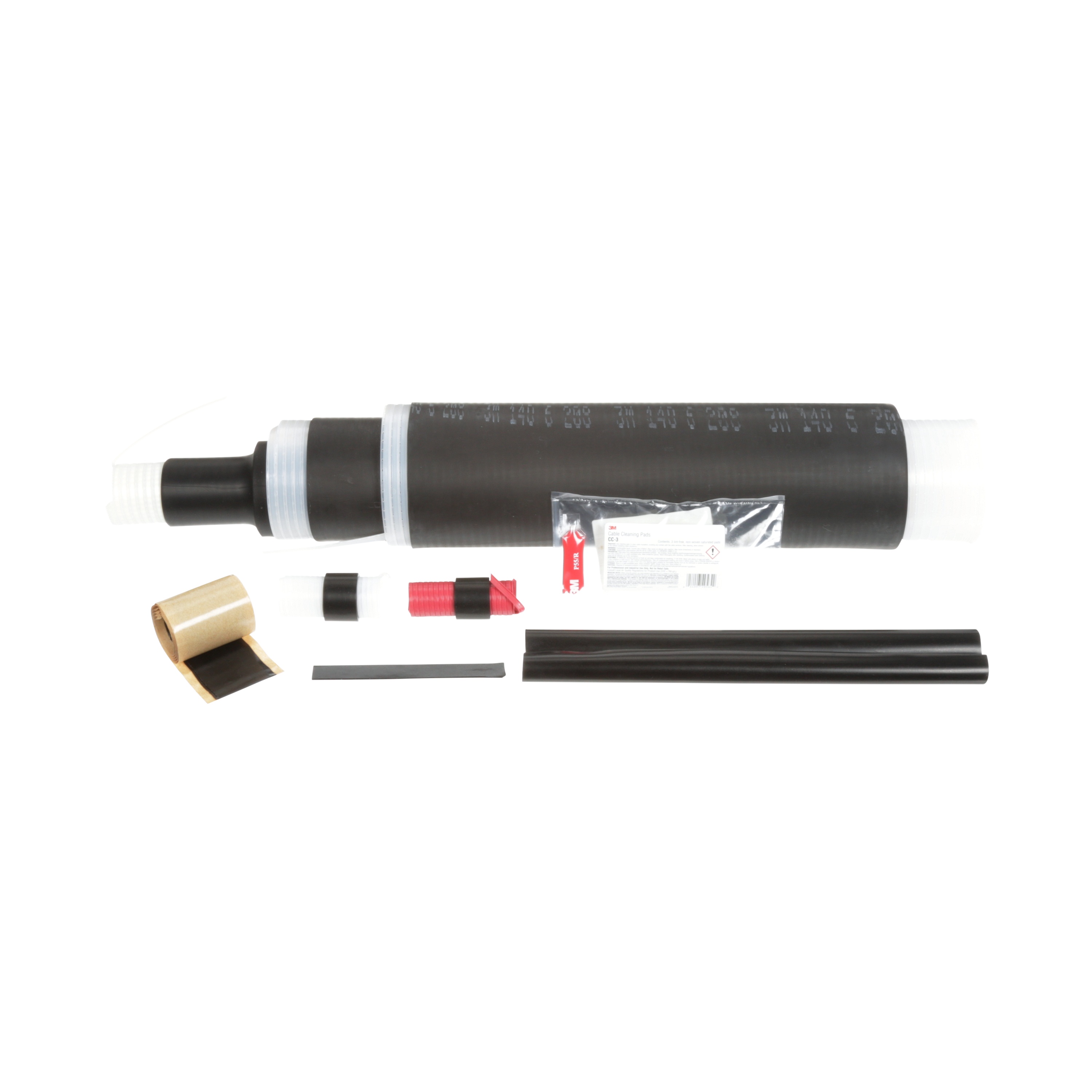 3M Cold Shrink QS-III Splice Kit, 5456A, Concentric Neutral and Jacked Concentric Neutral Cable, 25/28 kV, 0.84 - 1.36 in (21.3 - 34.5 mm) O.D., 1 AWG - 250 kcmil (50 - 120 mm²)