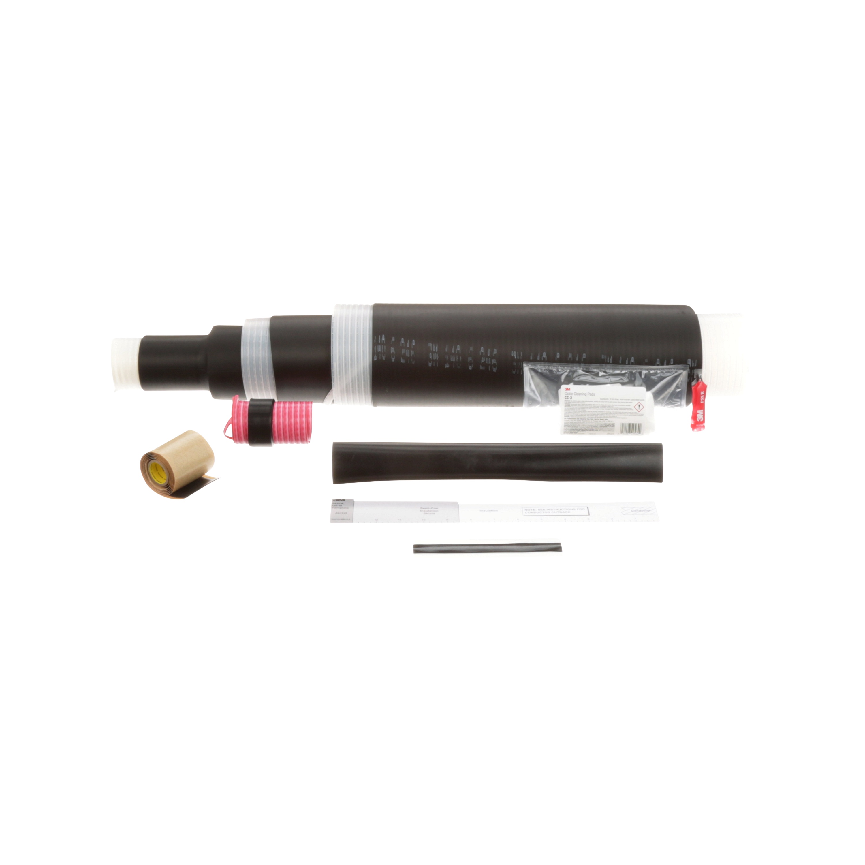 3M Cold Shrink QS-III Splice Kit, 5457A, Concentric Neutral and Jacketed Concentric Neutral Cable, 25/28 kV, 1.07 - 1.7 in (27.2 - 43.2 mm), 250 - 500 kcmil (120 - 240 mm²)